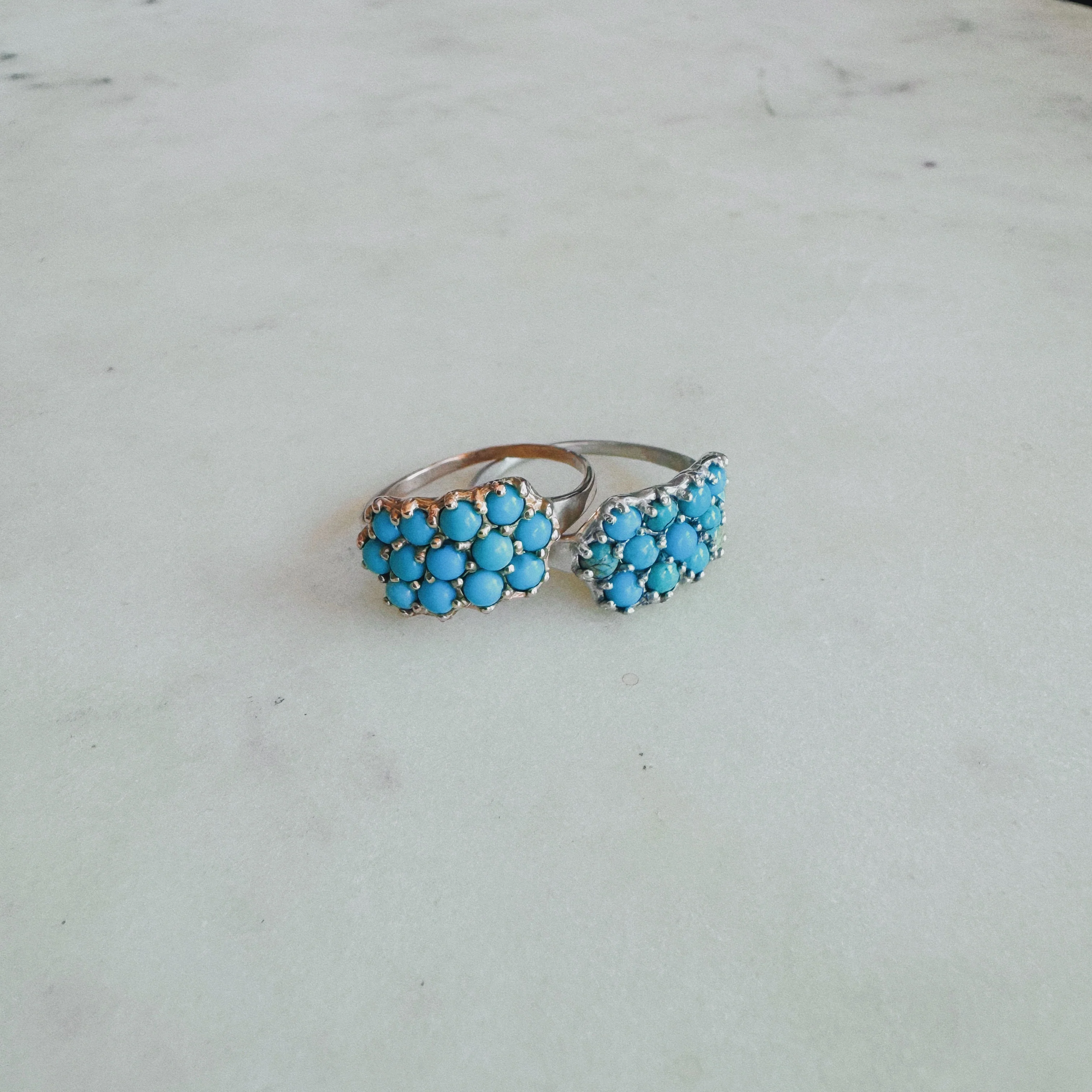 13 STONE TURQUOISE RING - Image 4