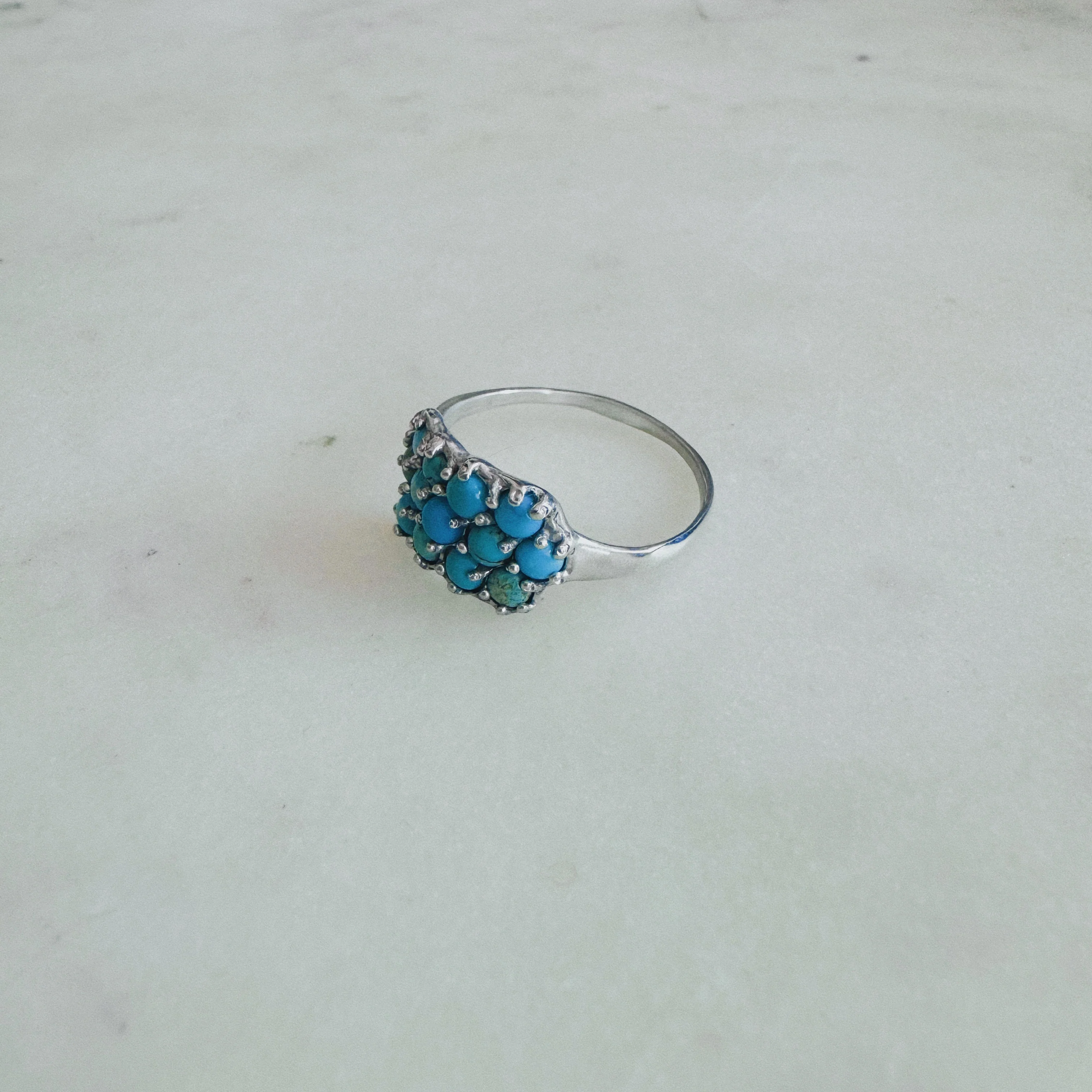 13 STONE TURQUOISE RING - Image 8