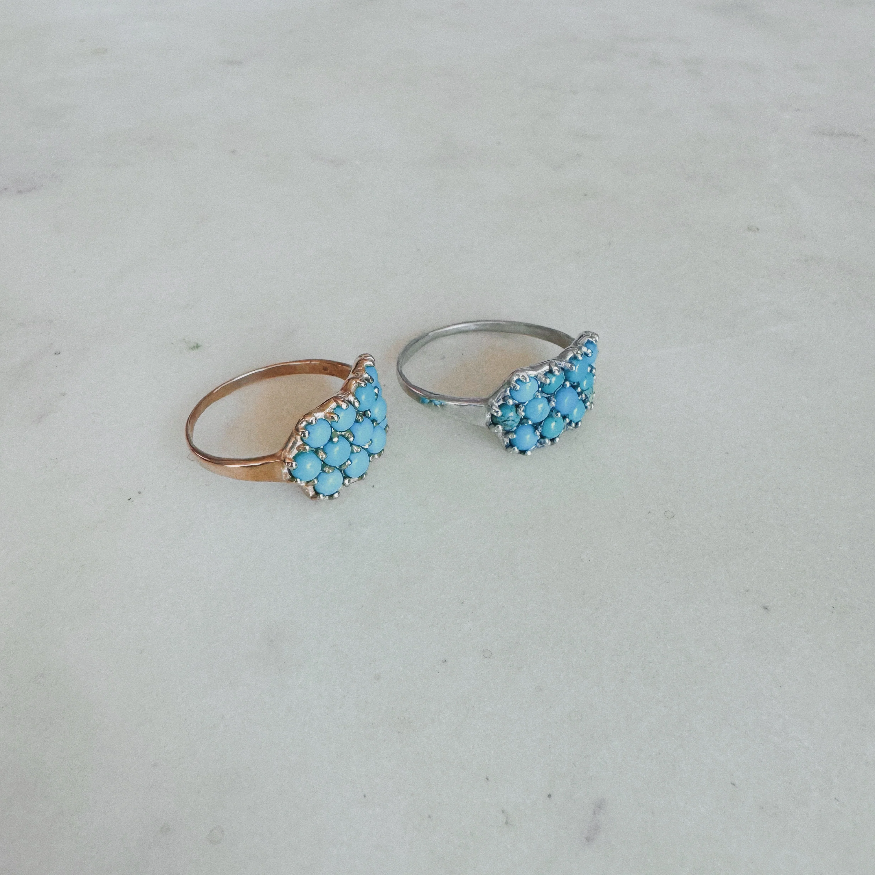 13 STONE TURQUOISE RING - Image 9