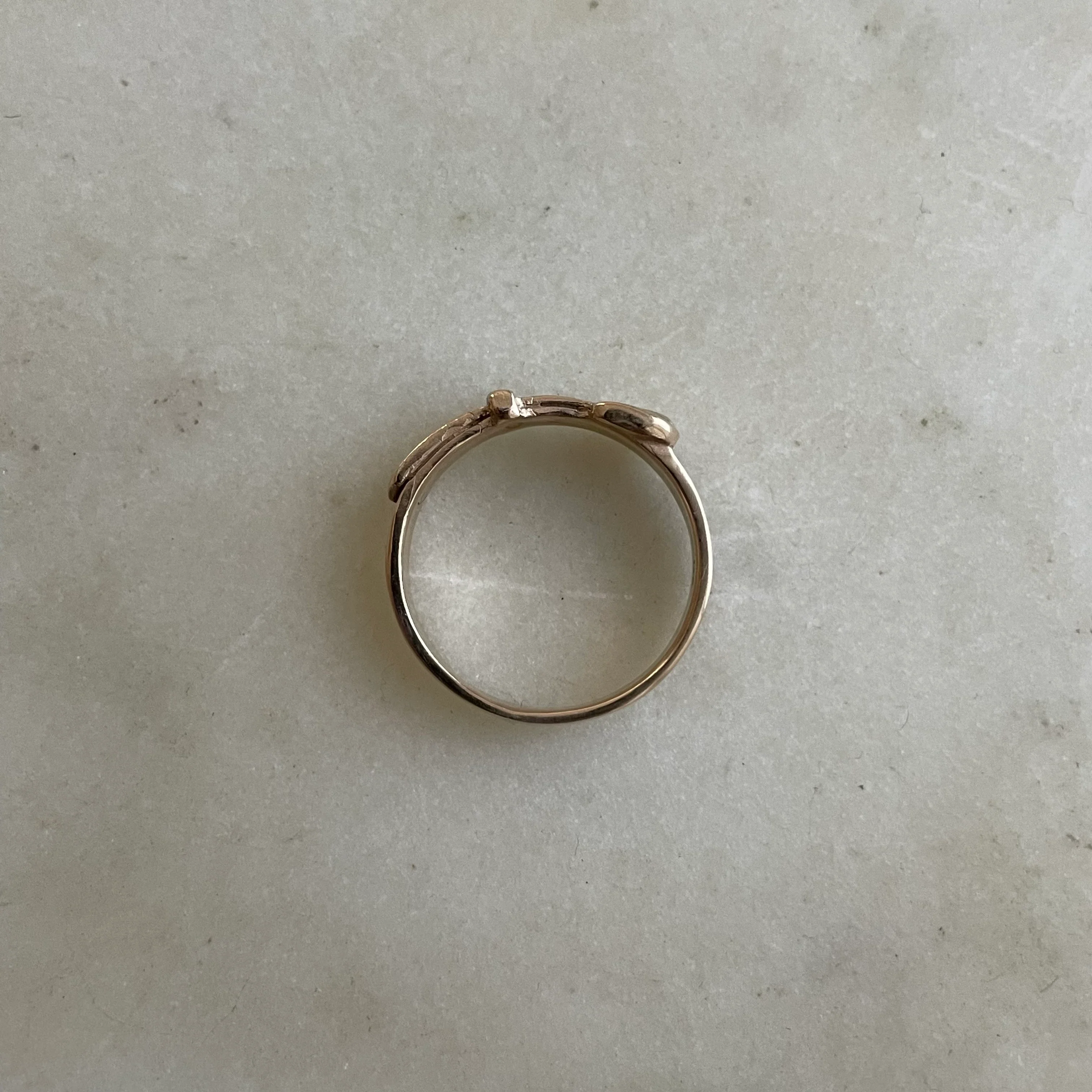 14K GOLD BELT RING - Image 3
