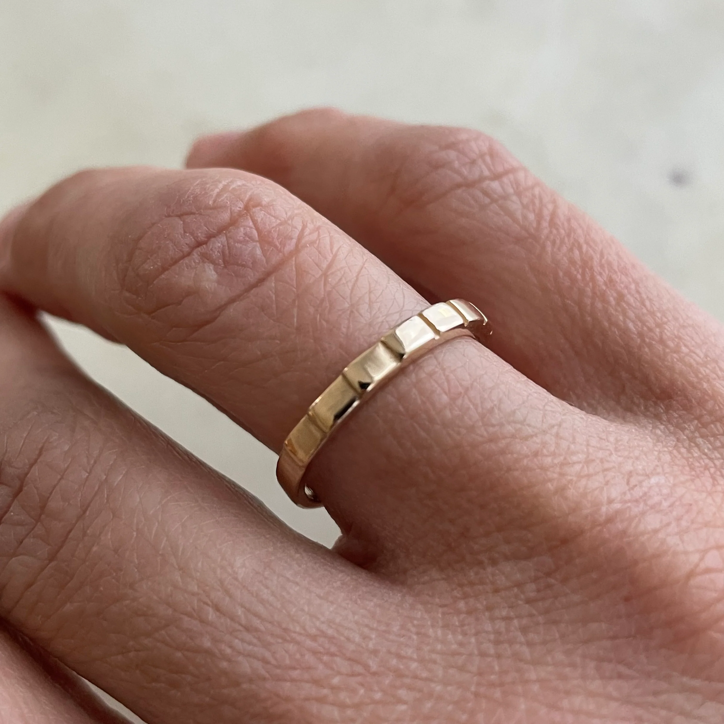 14K GOLD BREATHE RING - Image 4