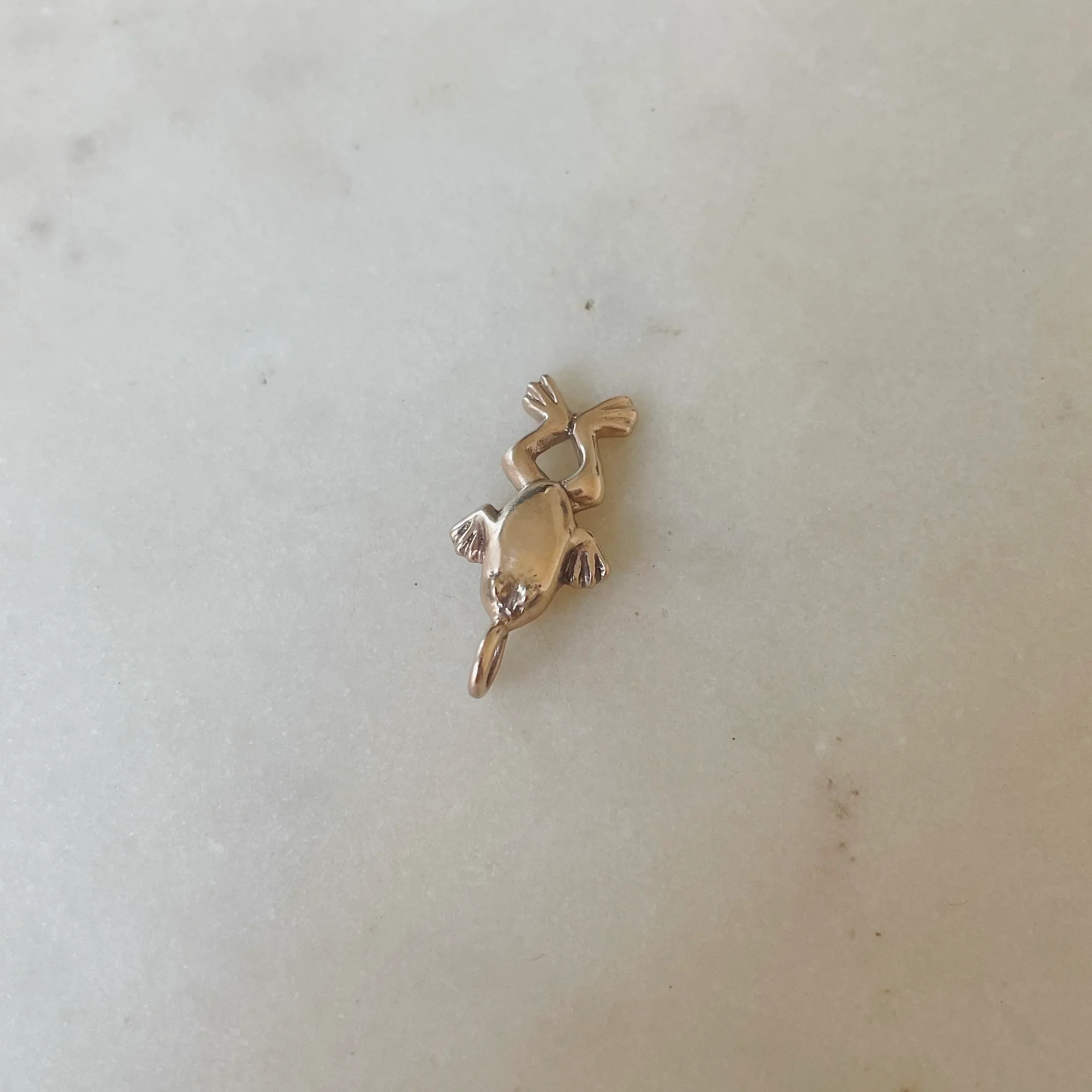 14K GOLD BULLFROG PENDANT - Image 4