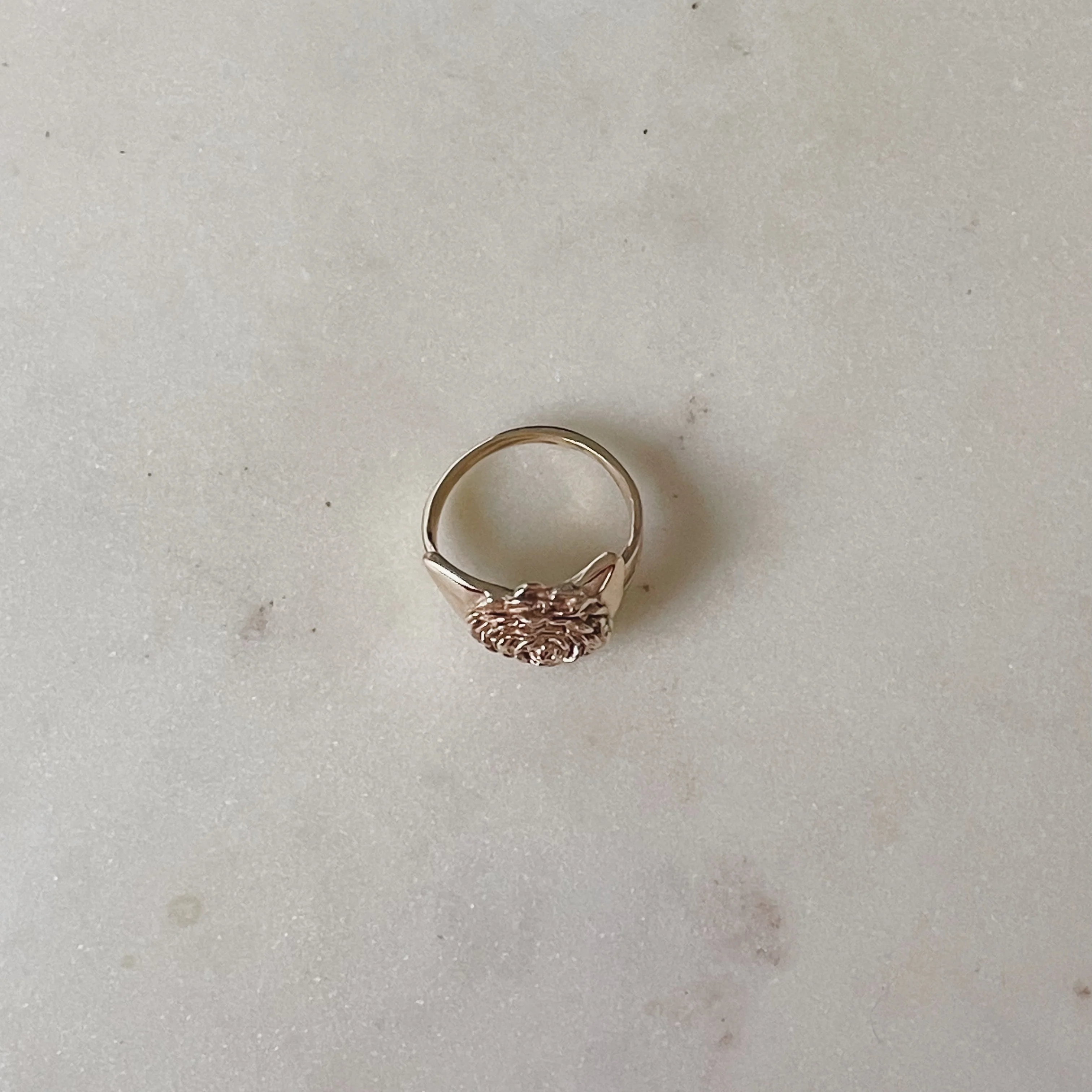 ARCHIVE — 14K GOLD CAMELLIA RING — LARGE - Image 6