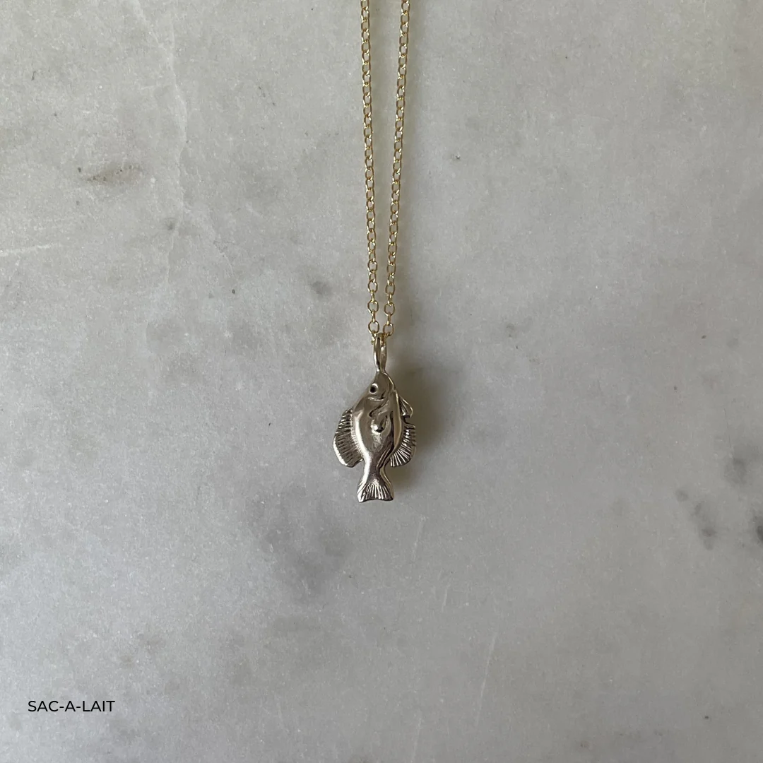 14K GOLD FISH PENDANTS - Image 2
