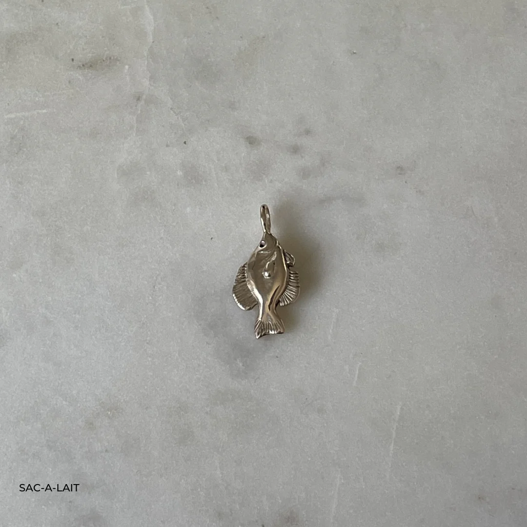 14K GOLD FISH PENDANTS - Image 3
