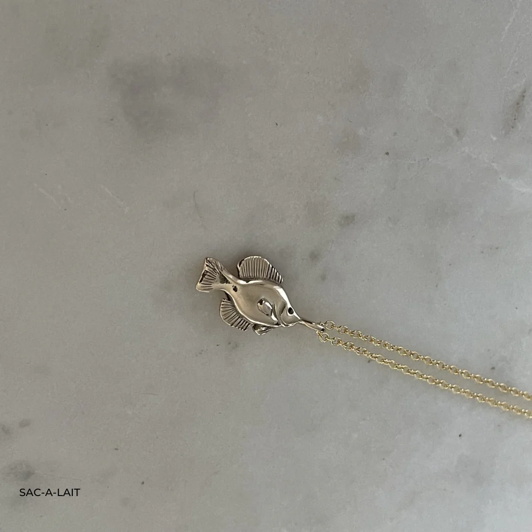 14K GOLD FISH PENDANTS - Image 4