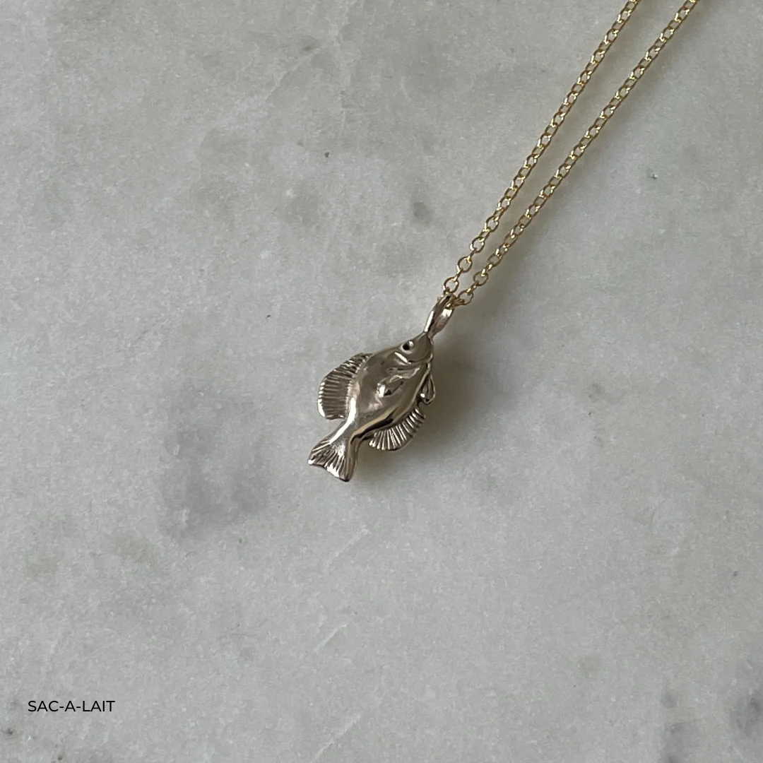 14K GOLD FISH PENDANTS - Image 5