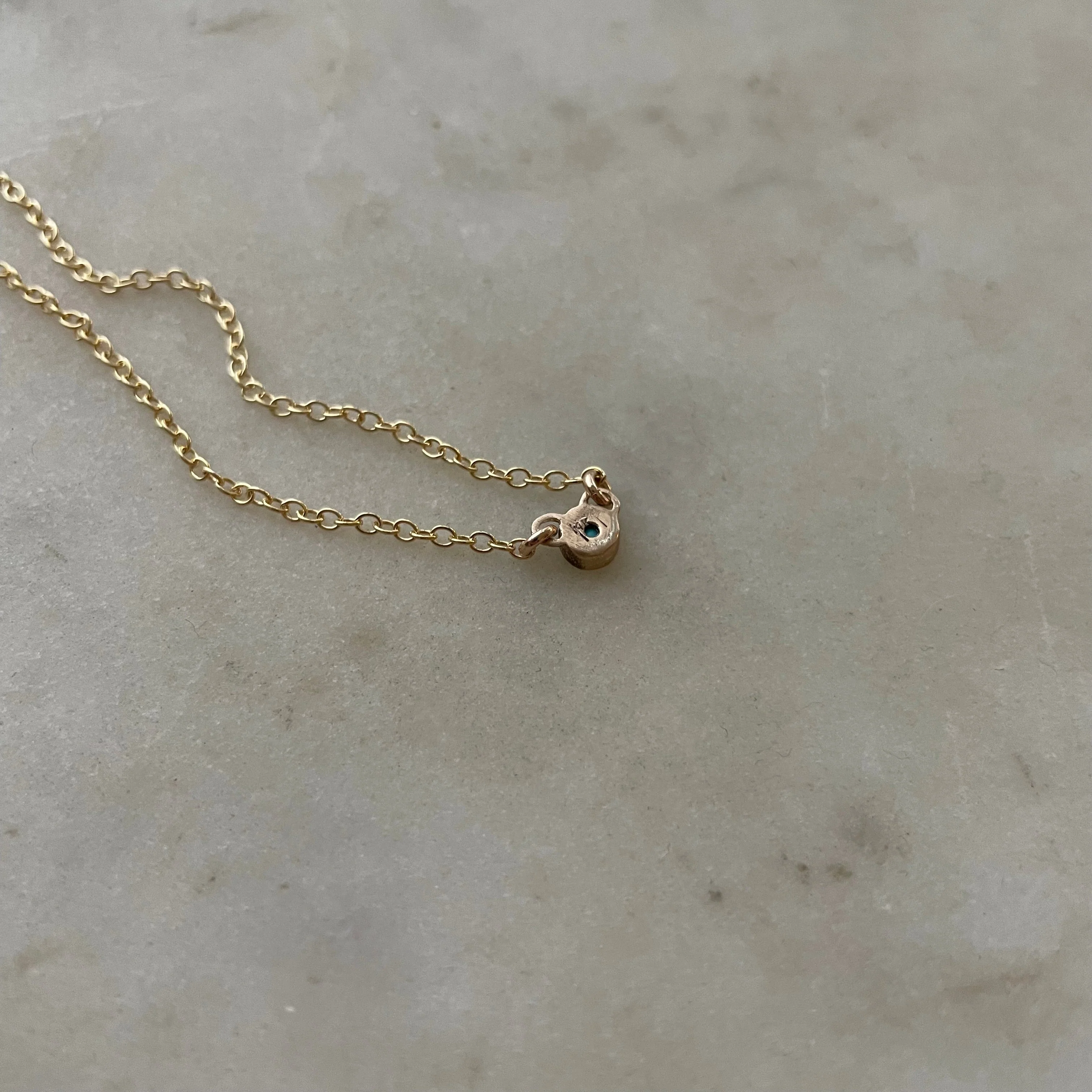 ARCHIVE — 14K GOLD GRACE BAR NECKLACE + BIRTHSTONE - Image 15