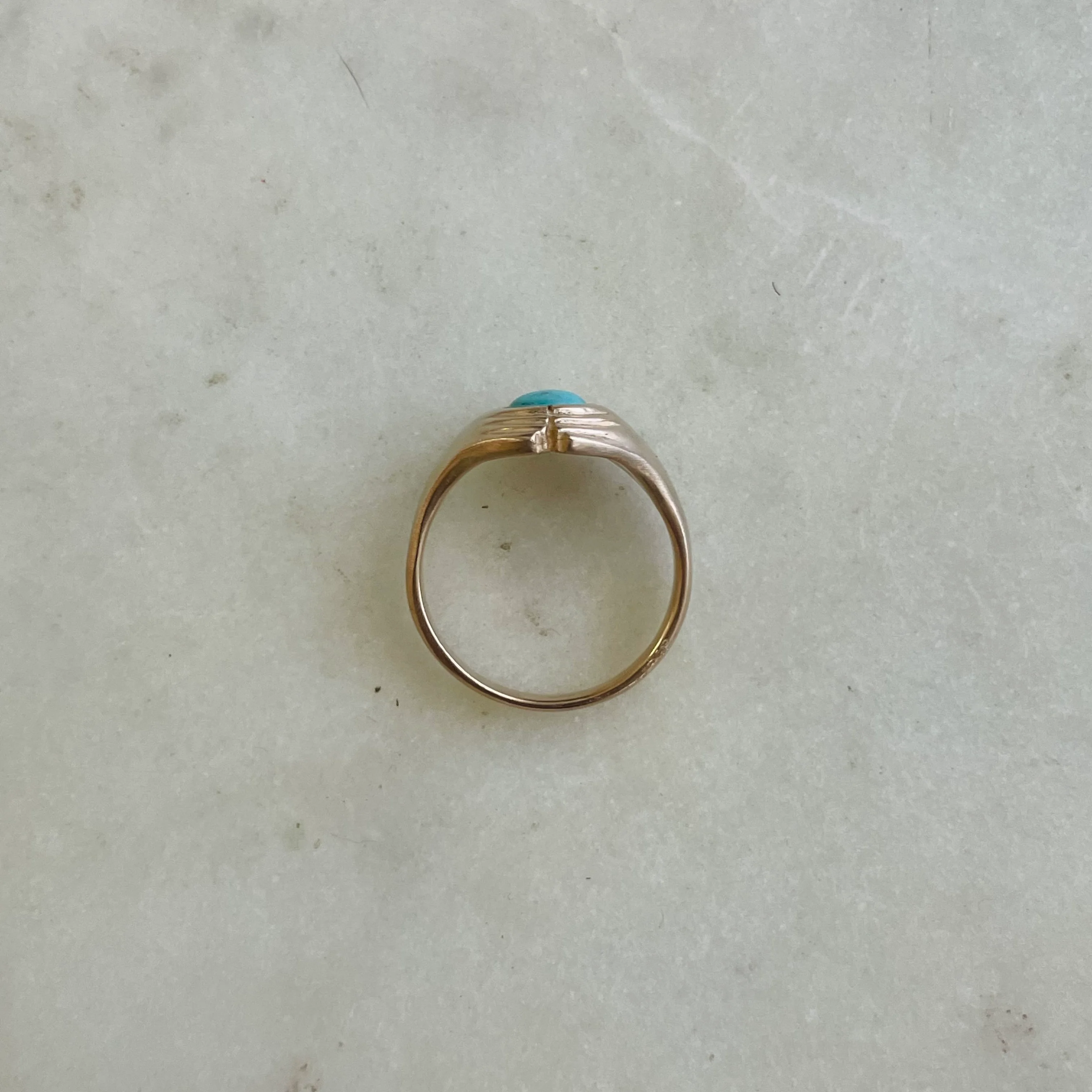 14K GOLD HELD RING - Image 4