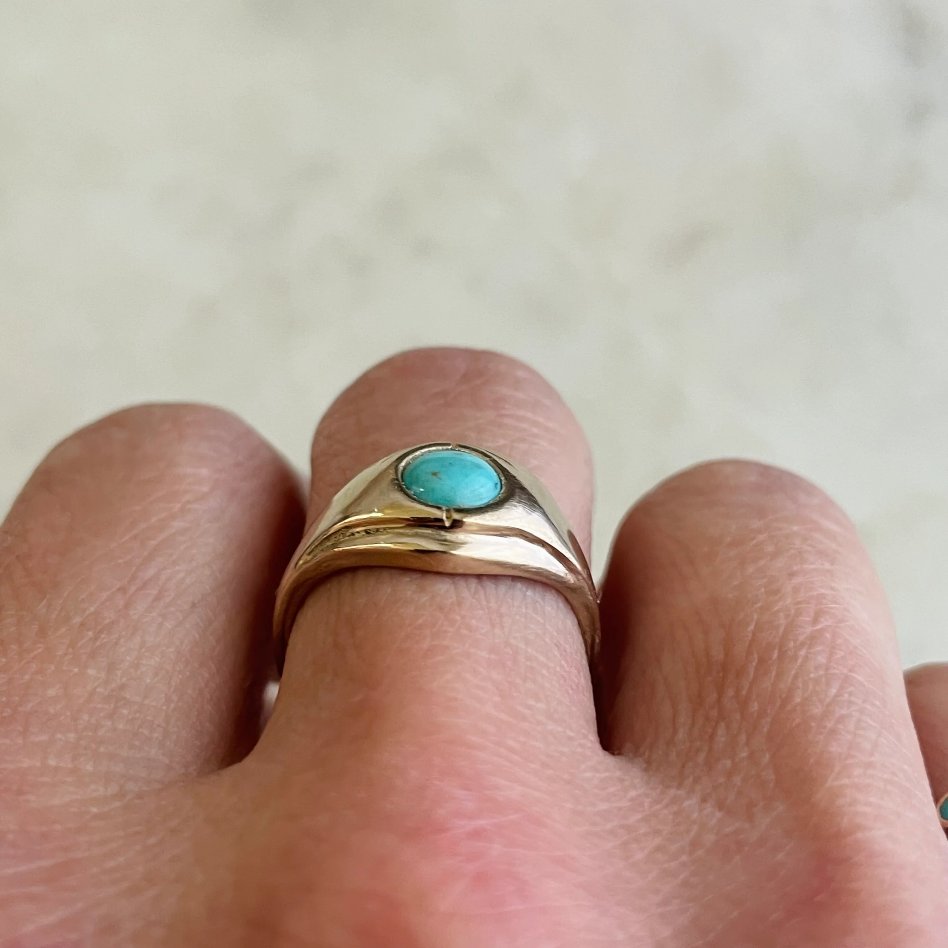 14K GOLD HELD RING - Image 6