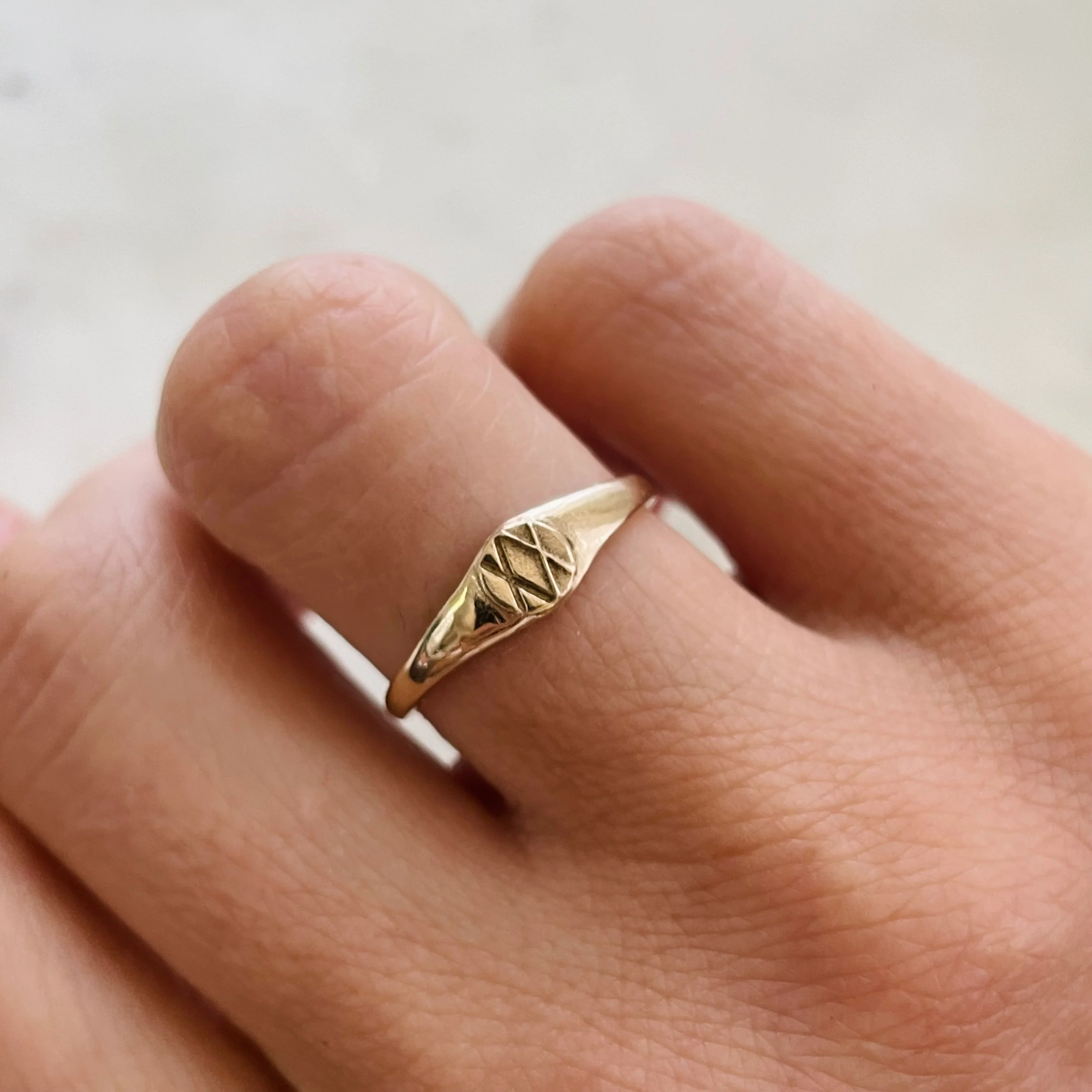14K GOLD JOY | SORROW RING - Image 2