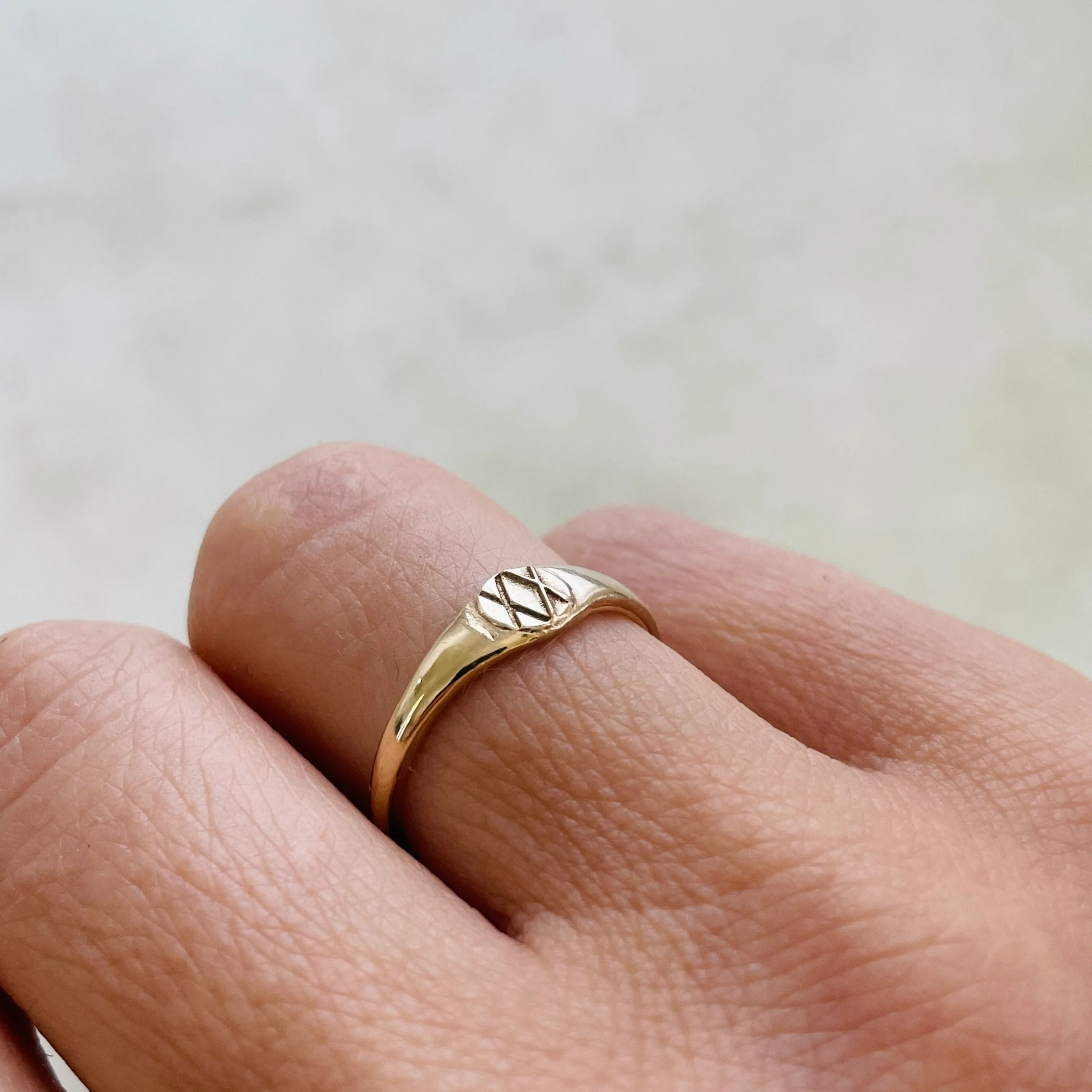 14K GOLD JOY | SORROW RING - Image 3