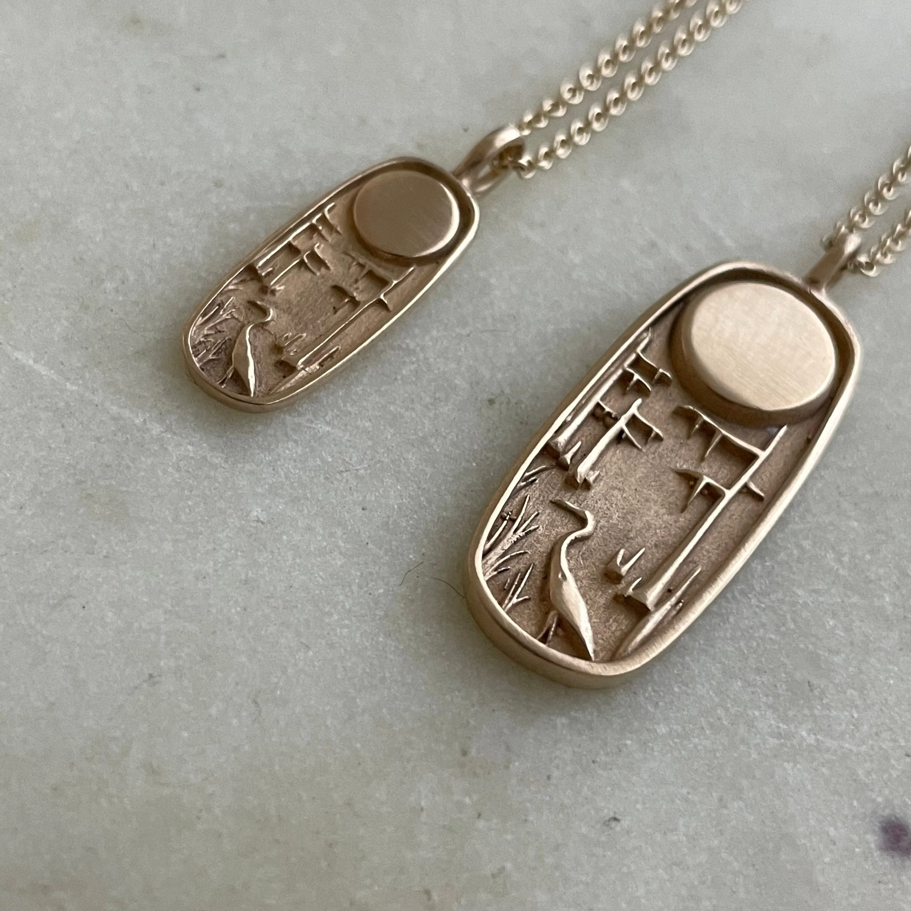 14K GOLD LOUISIANA WILD PENDANT — LARGE - Image 5