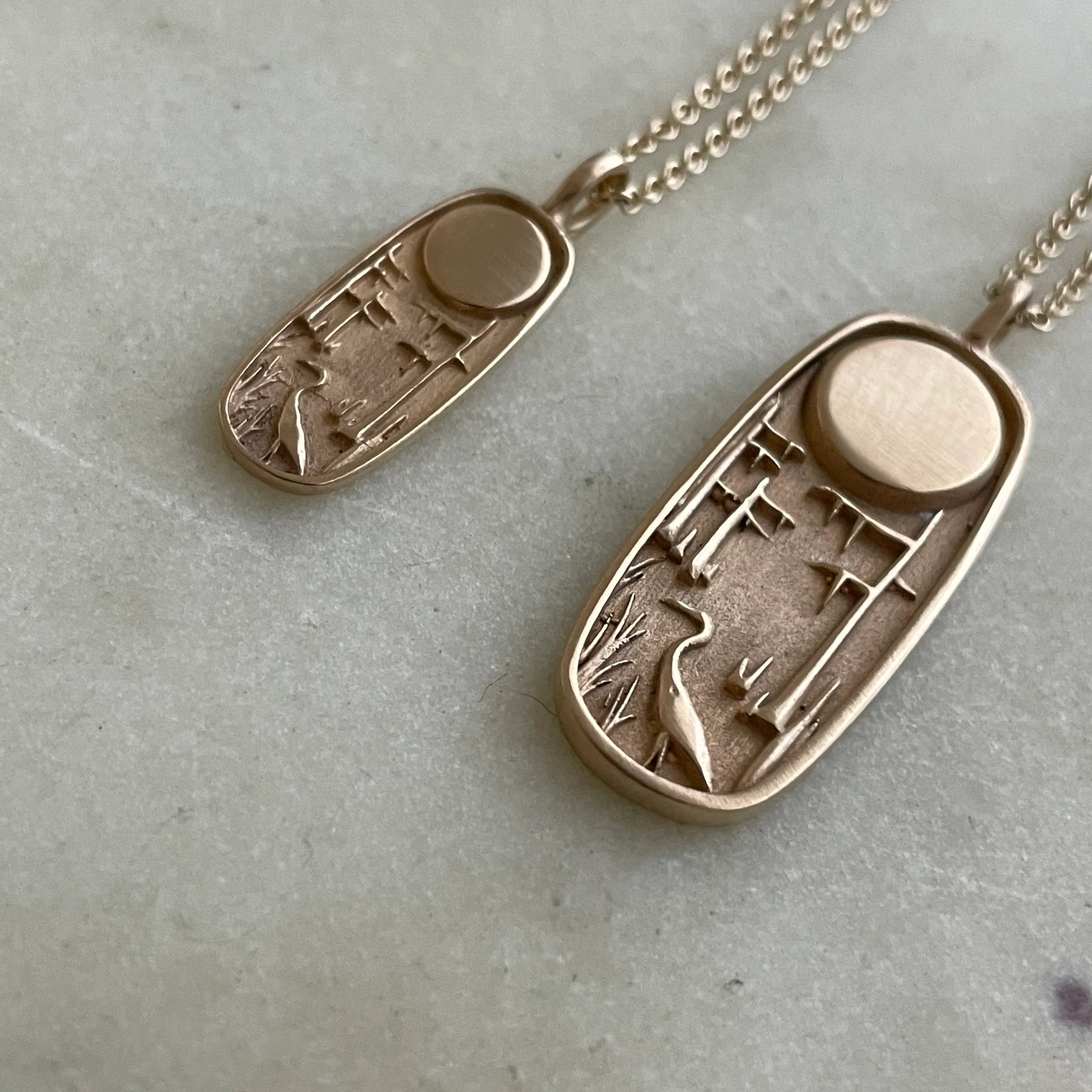 14K GOLD LOUISIANA WILD PENDANT — SMALL - Image 5