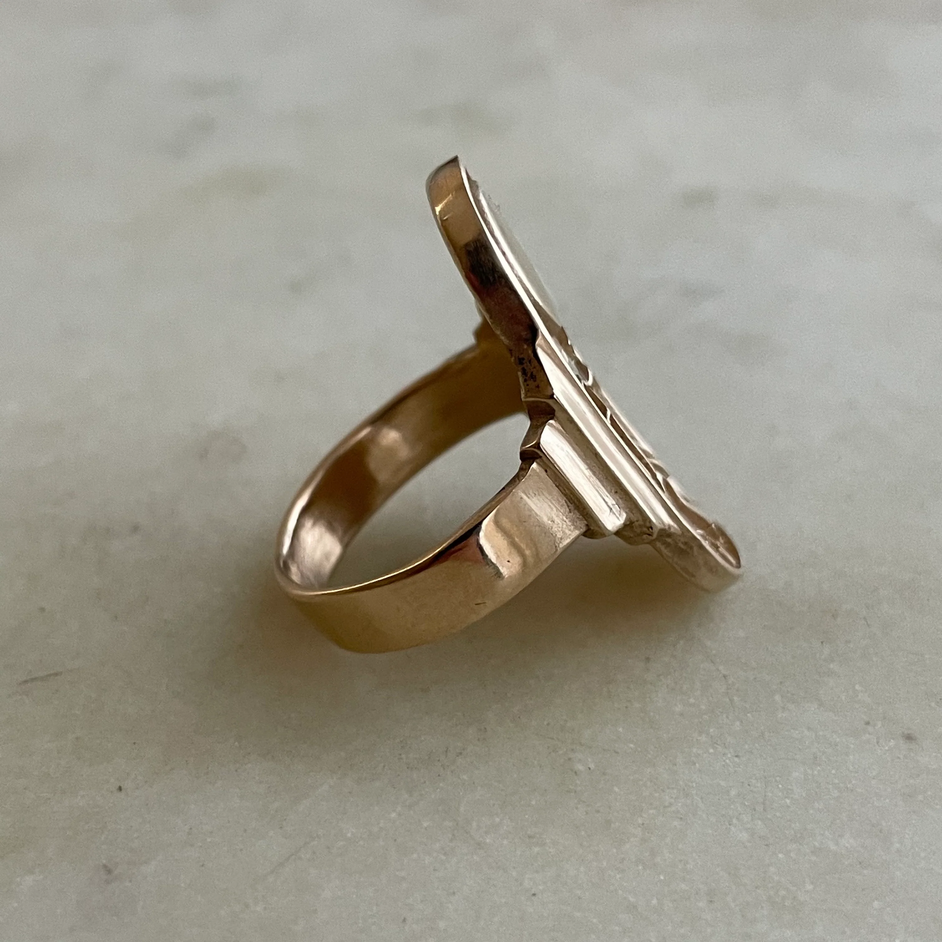 14K GOLD LOUISIANA WILD STATEMENT RING - Image 3