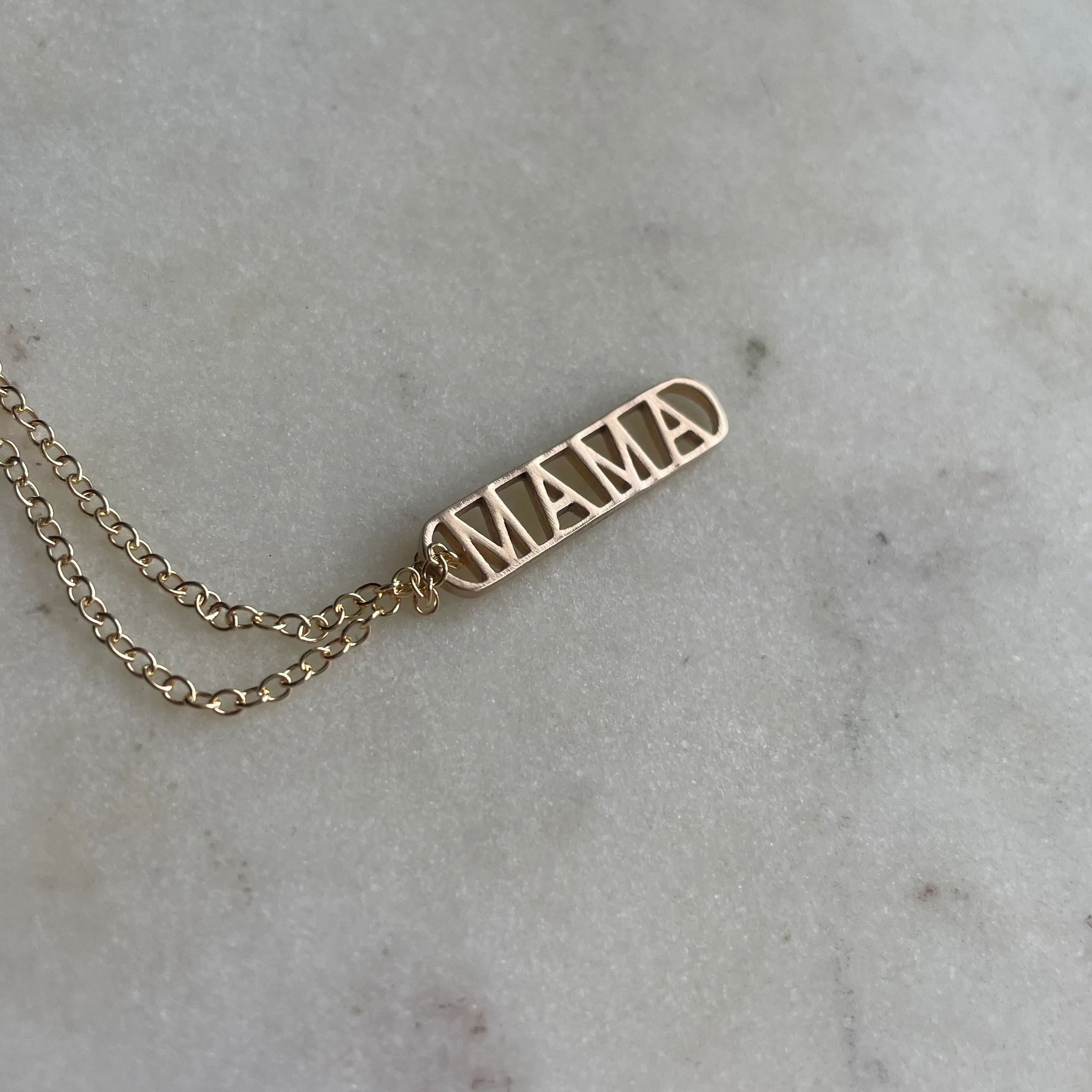 14K GOLD MAMA PENDANT - Image 6