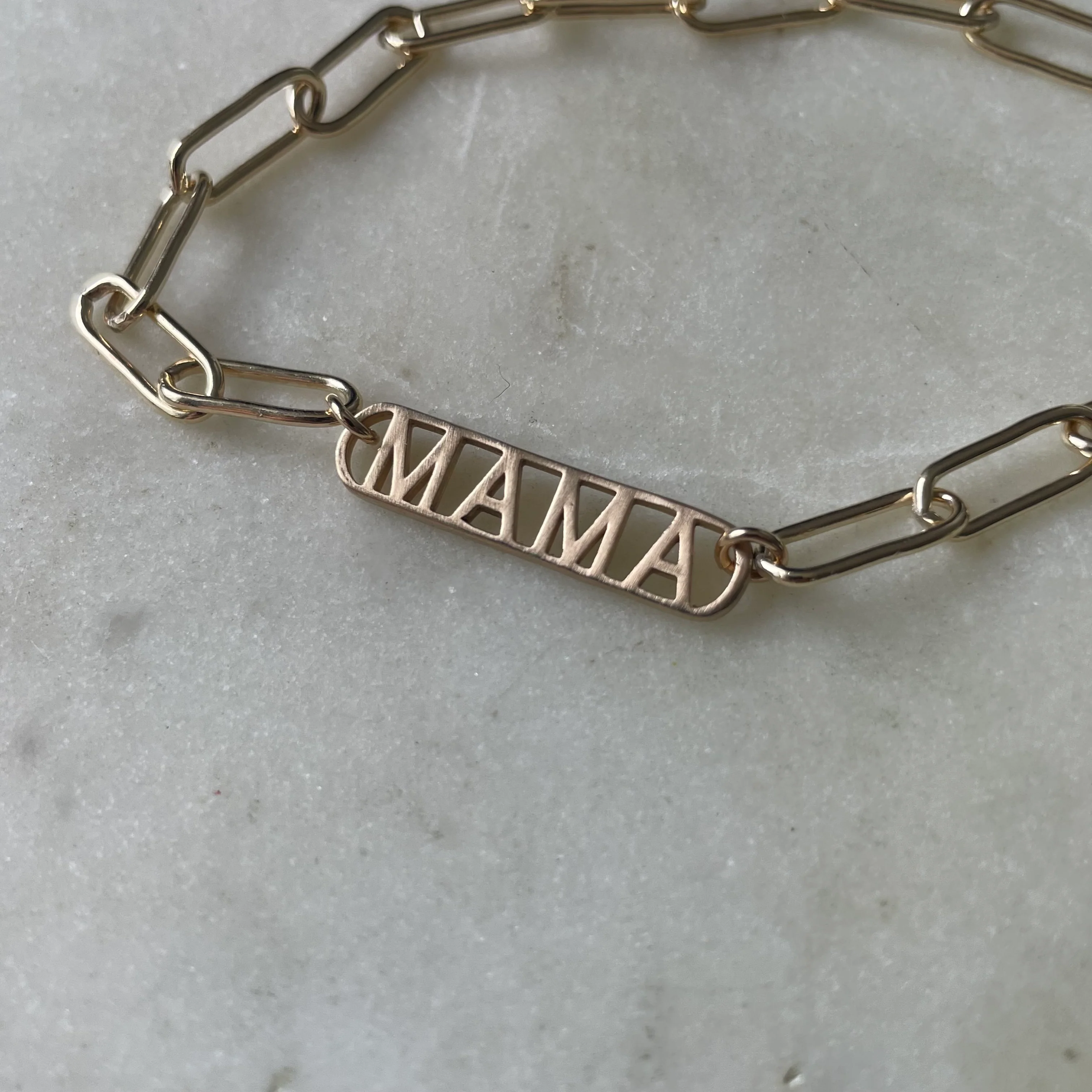 14K GOLD MAMA PENDANT - Image 8