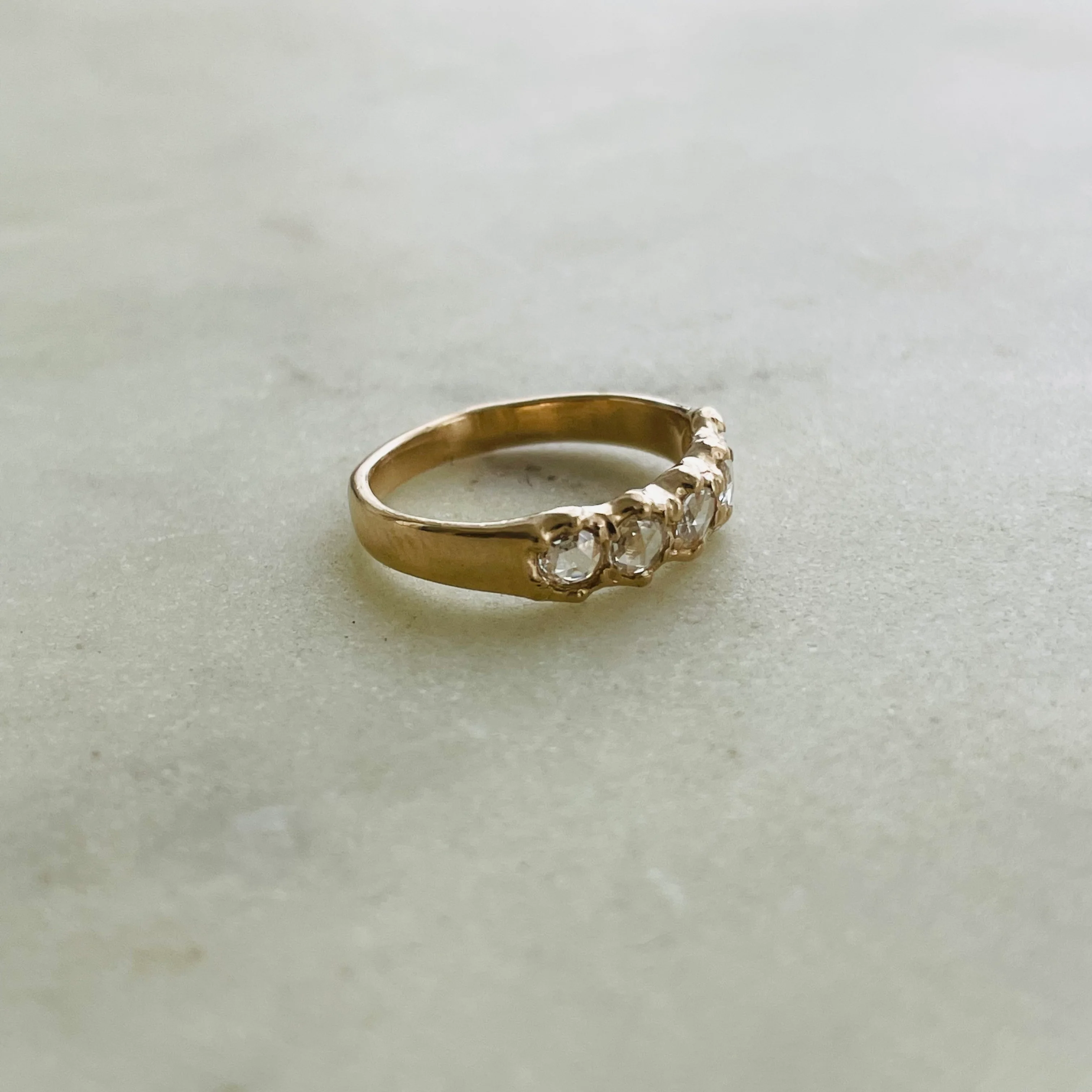 14K GOLD MARGARET RING — DIAMOND - Image 3