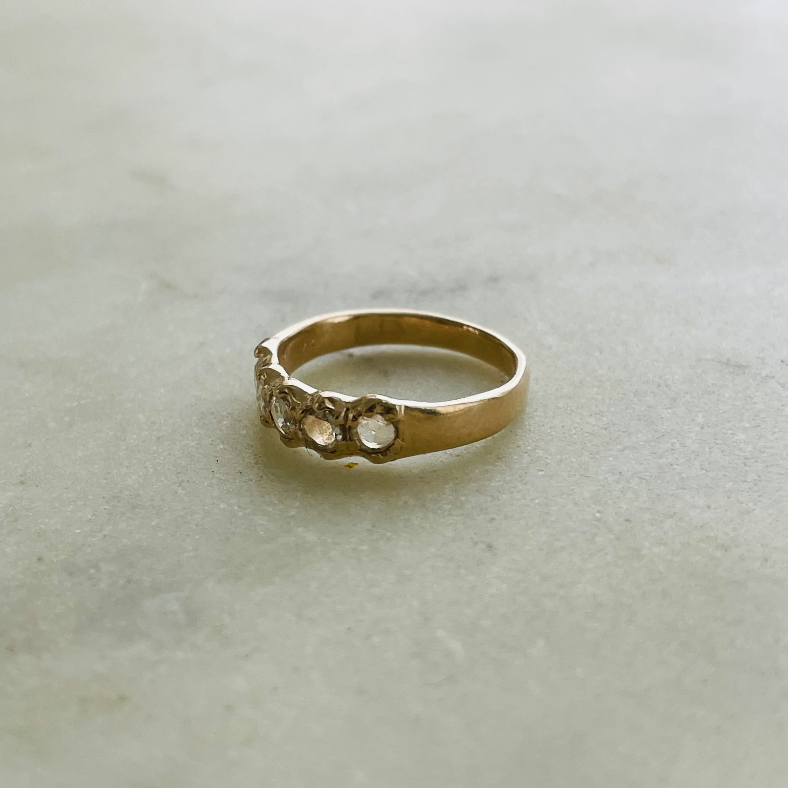 14K GOLD MARGARET RING — DIAMOND - Image 4