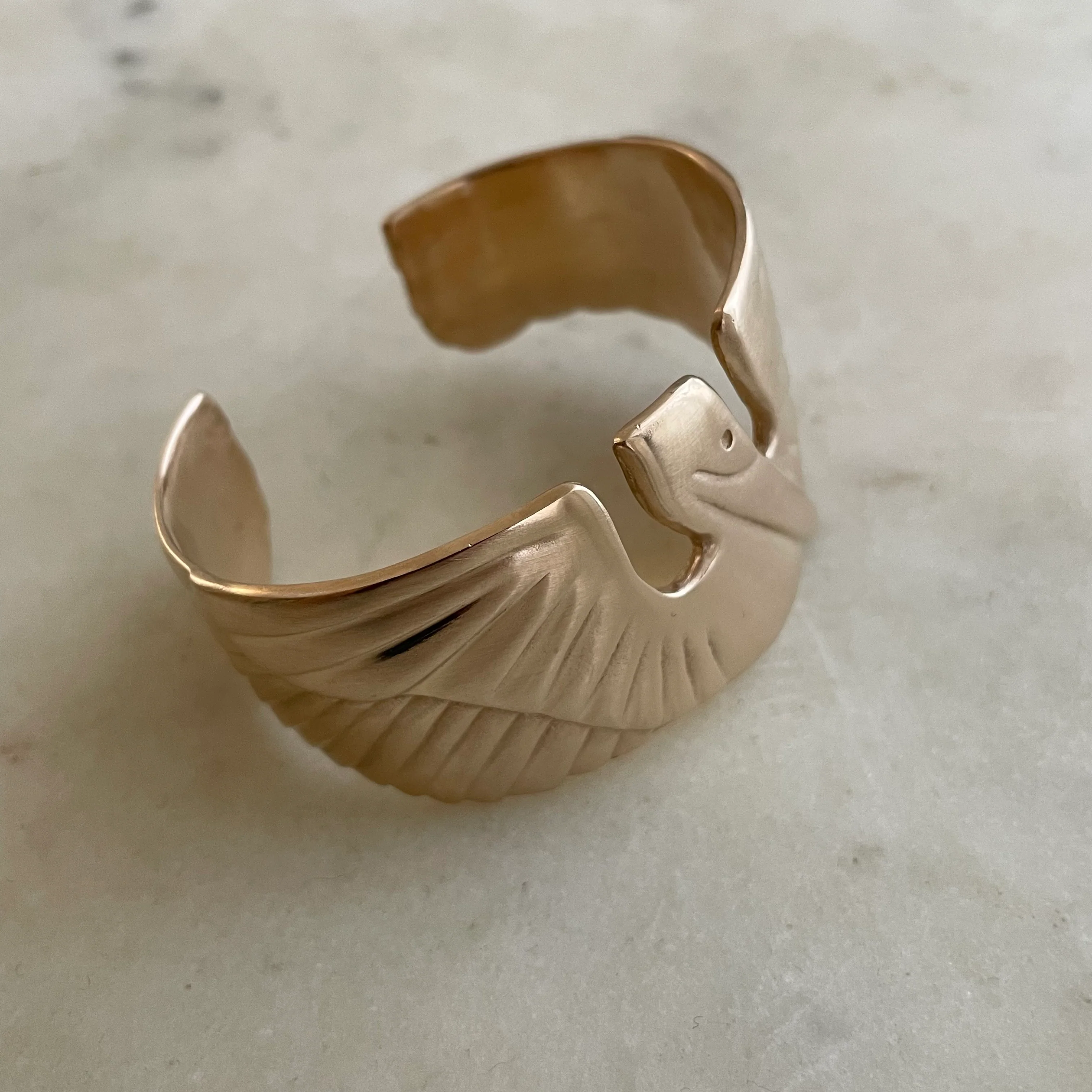 14K GOLD PELICAN CUFF - Image 3