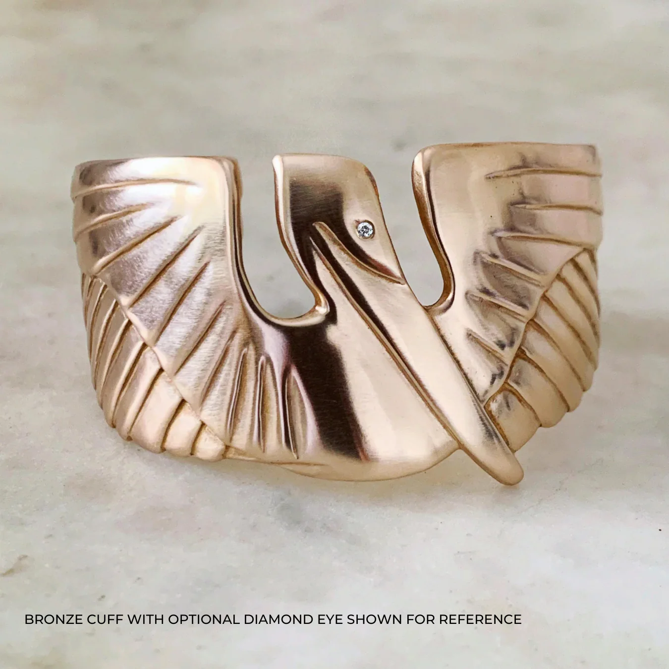 14K GOLD PELICAN CUFF - Image 6