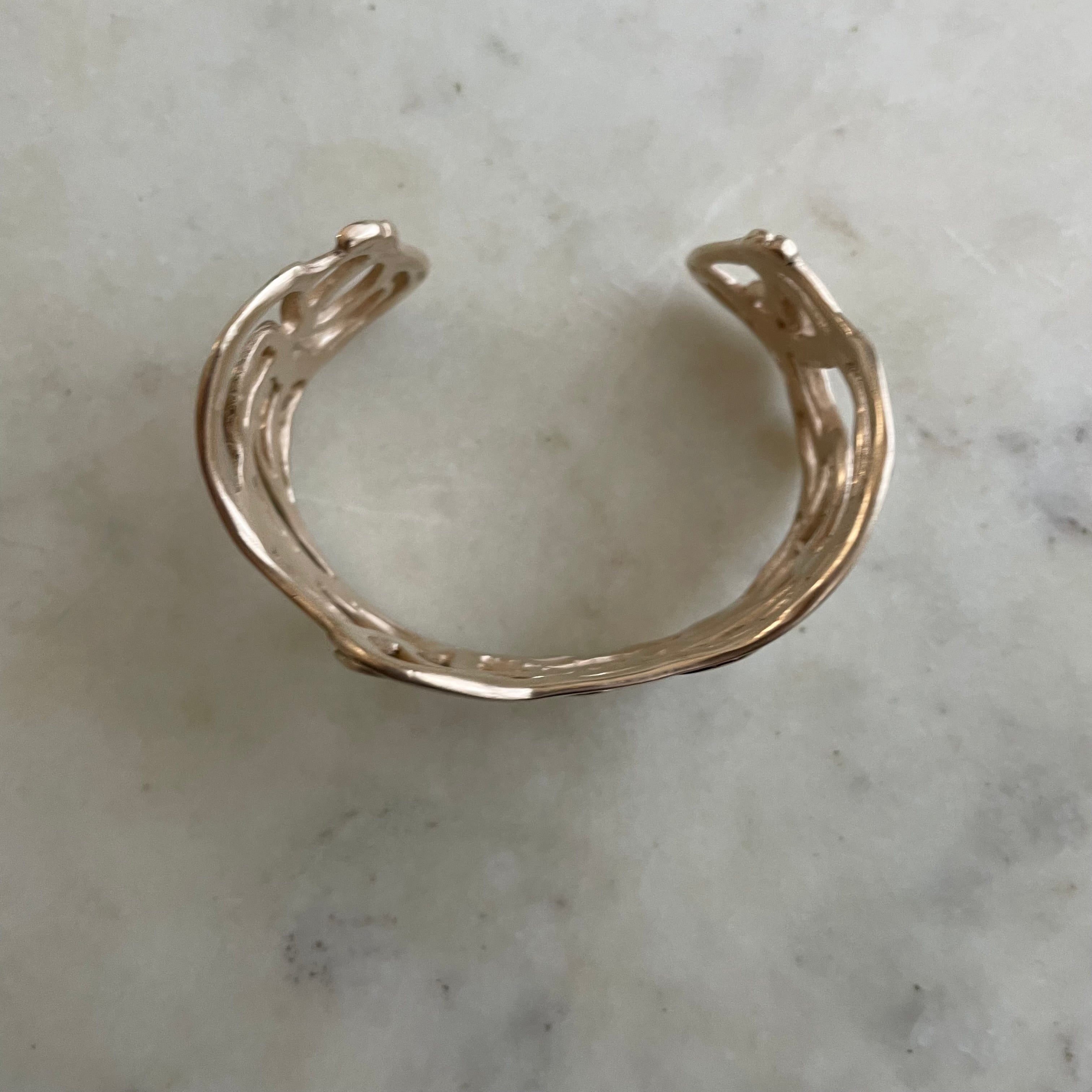14K GOLD RIVER CUFF - Image 7