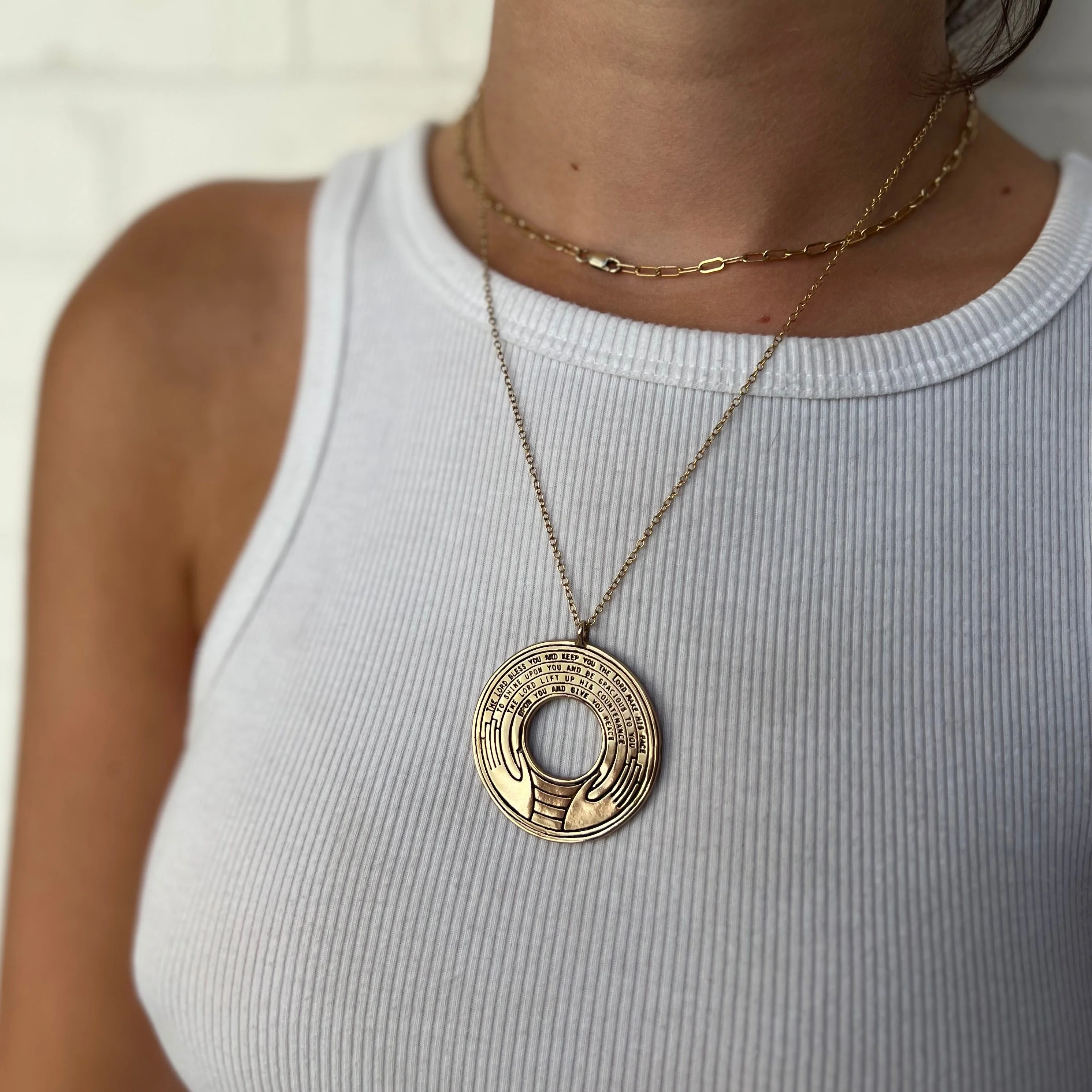 AARONIC BLESSING PENDANT — LARGE - Image 2