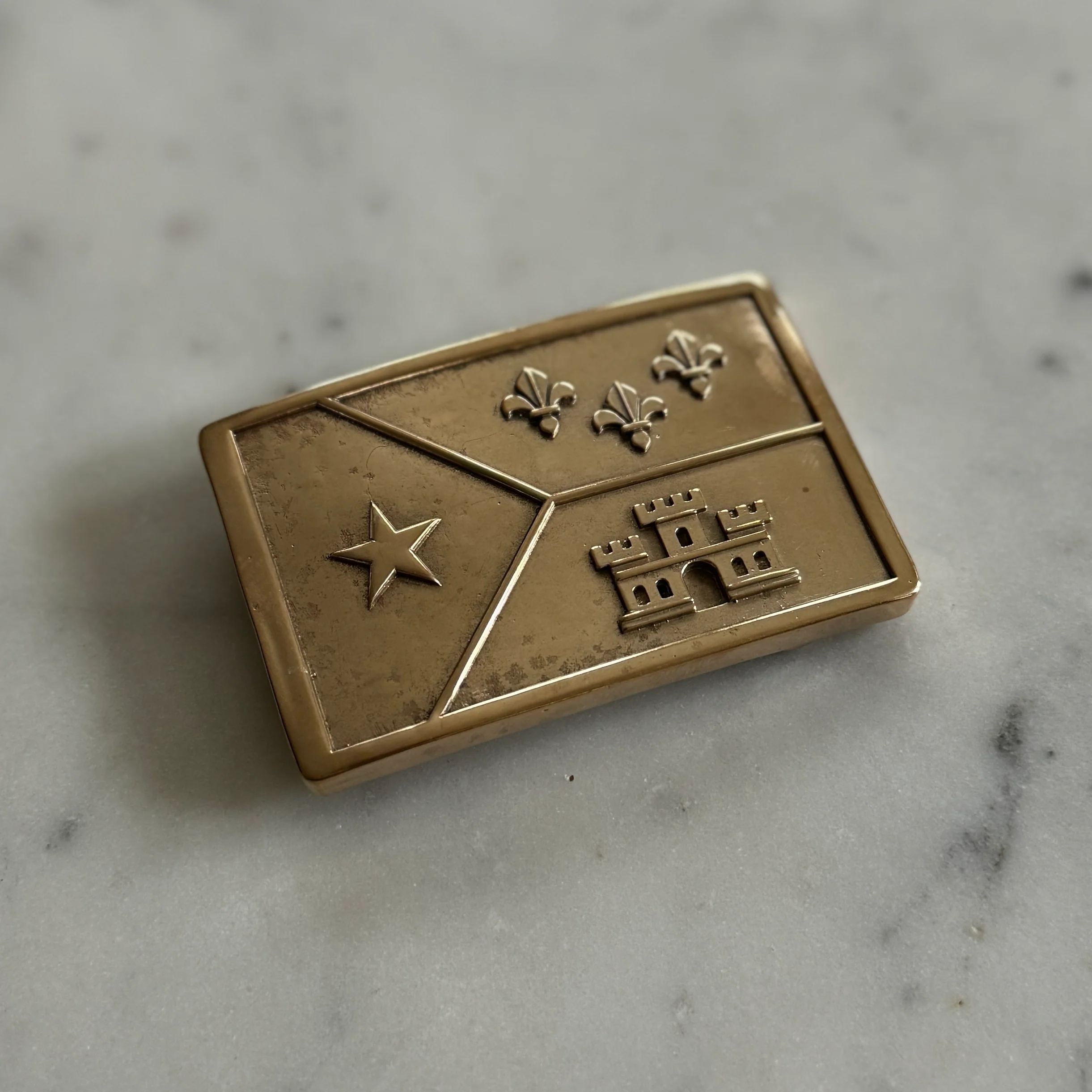 ACADIAN FLAG BELT BUCKLE - Image 3