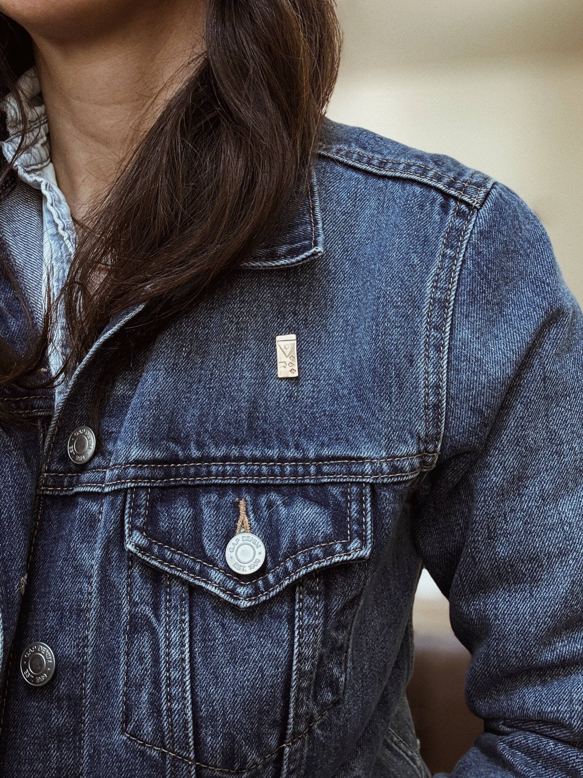ACADIAN FLAG TIE/LAPEL PIN - Image 5