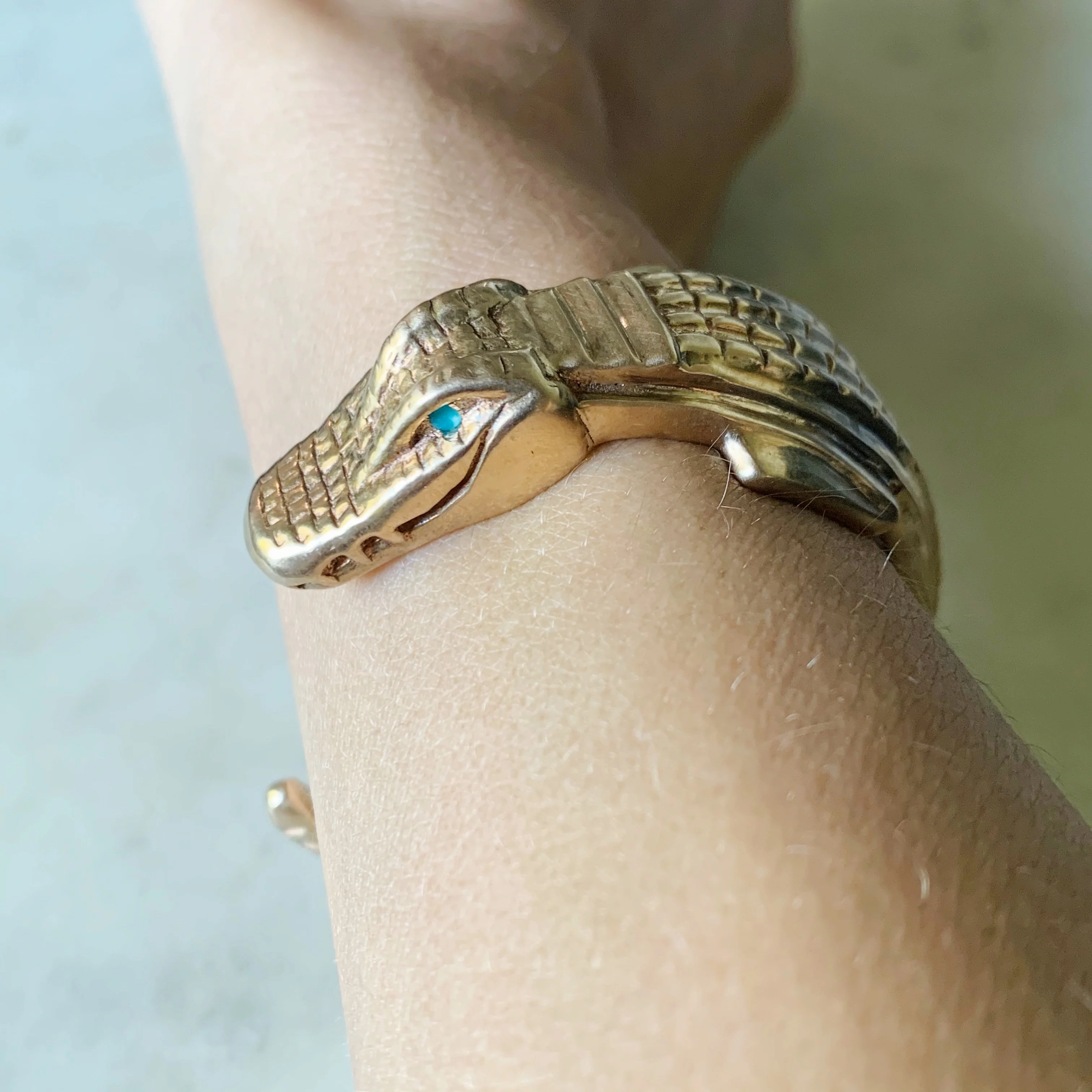 ALLIGATOR CUFF + TURQUOISE EYES - Image 8