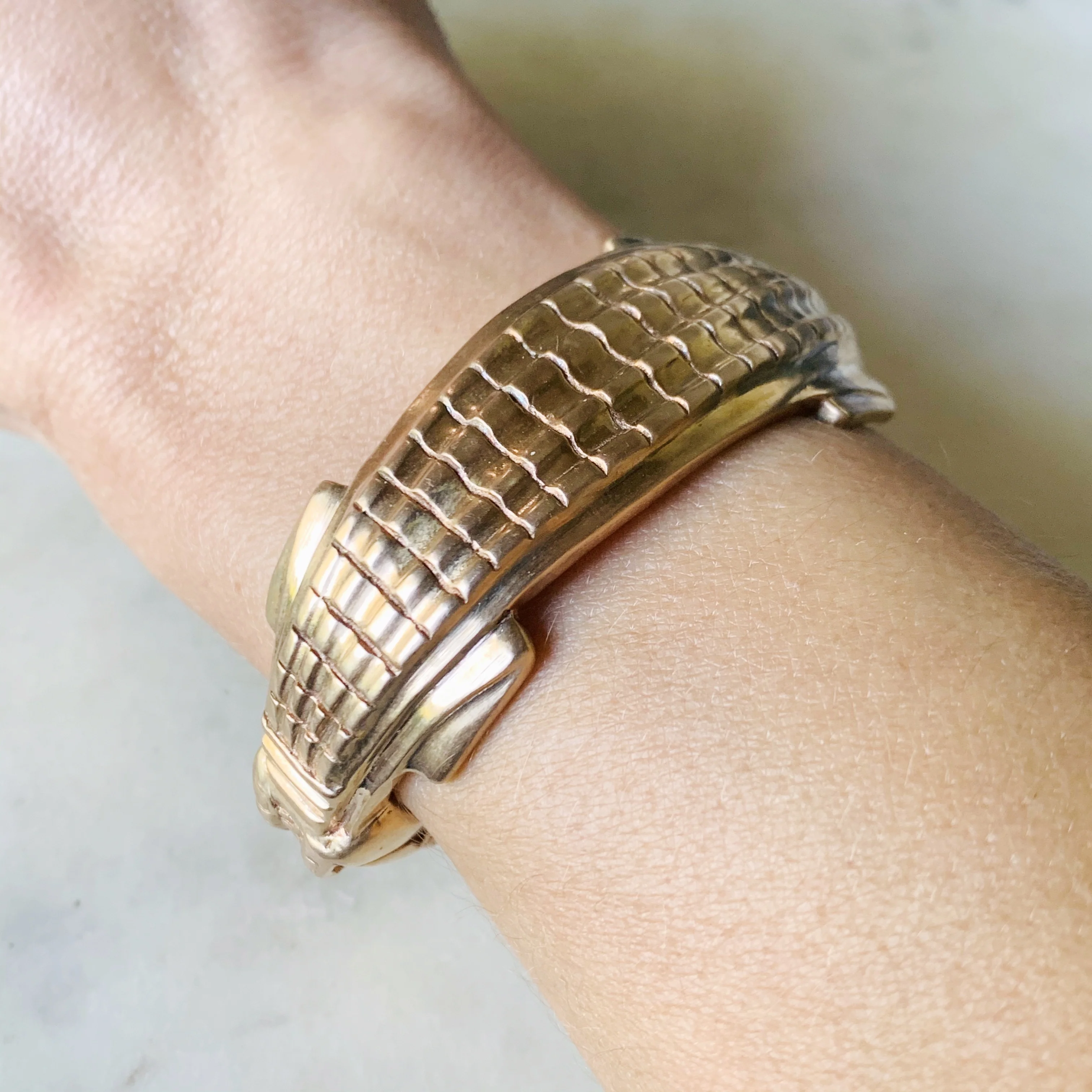 ALLIGATOR CUFF + TURQUOISE EYES - Image 9