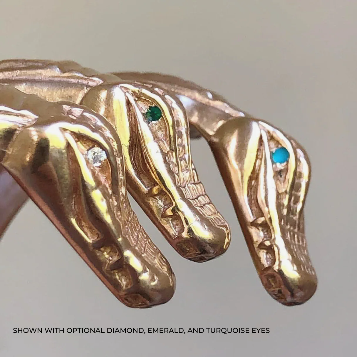ALLIGATOR CUFF + BIRTHSTONE EYES - Image 3