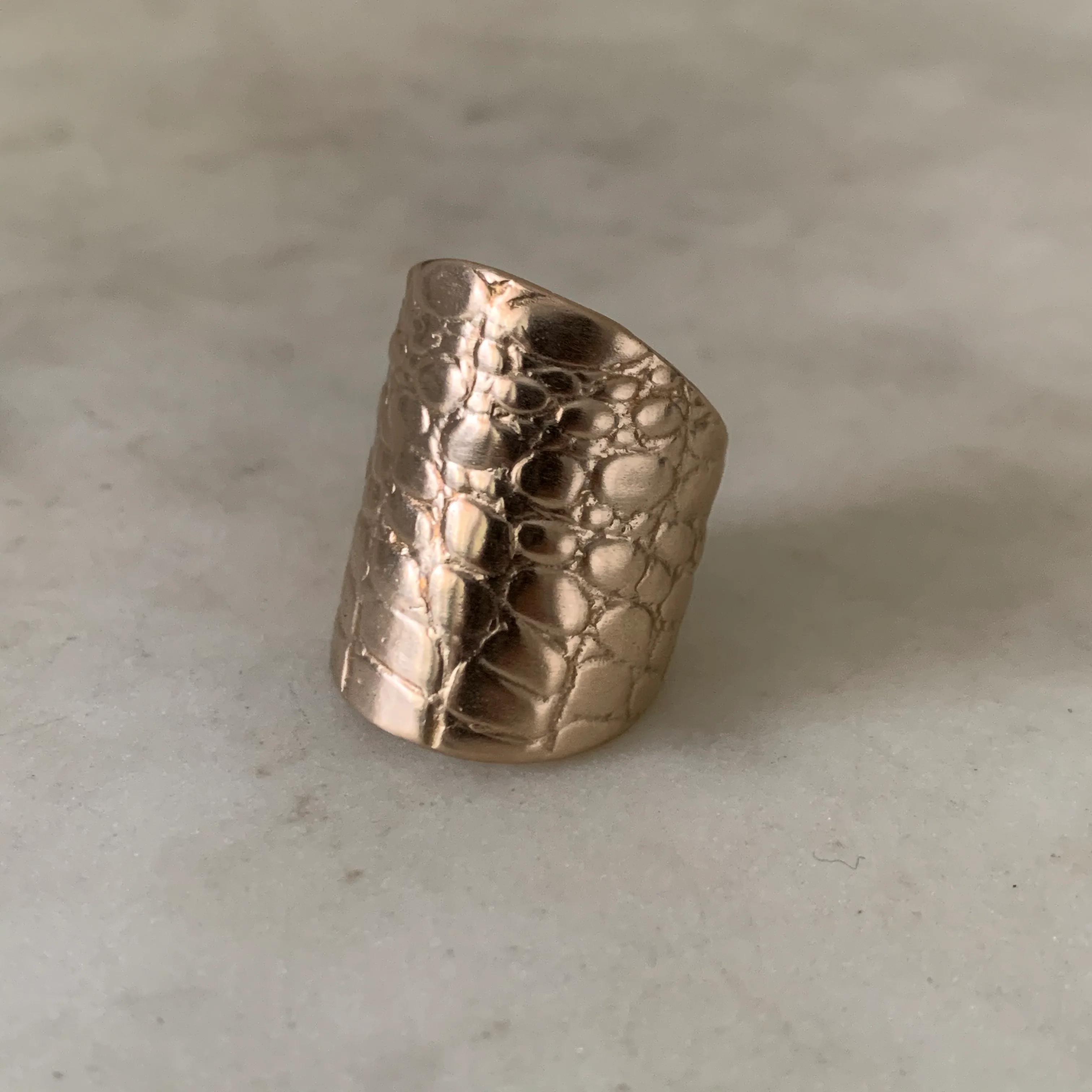 ALLIGATOR SKIN RING - Image 3