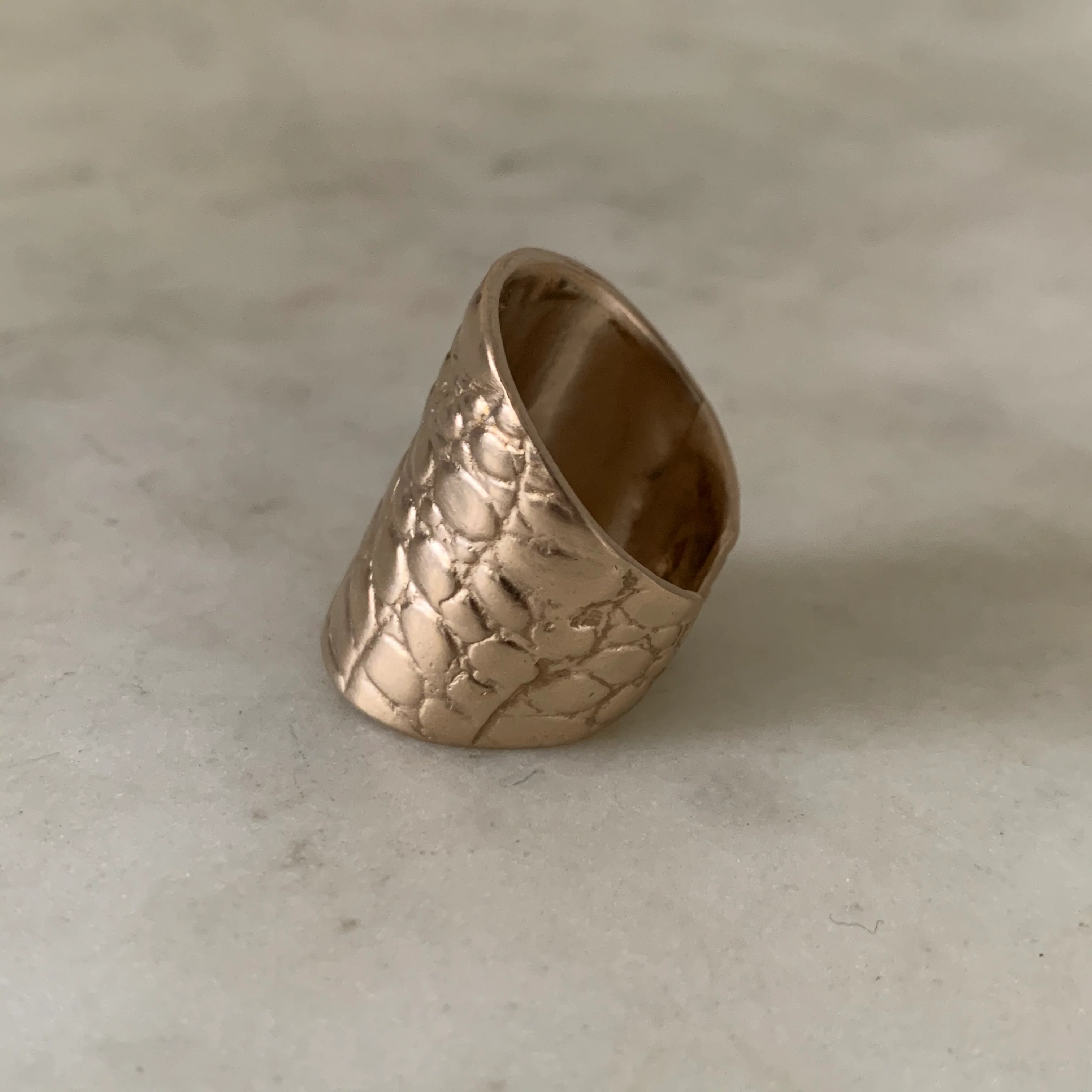 ALLIGATOR SKIN RING - Image 4