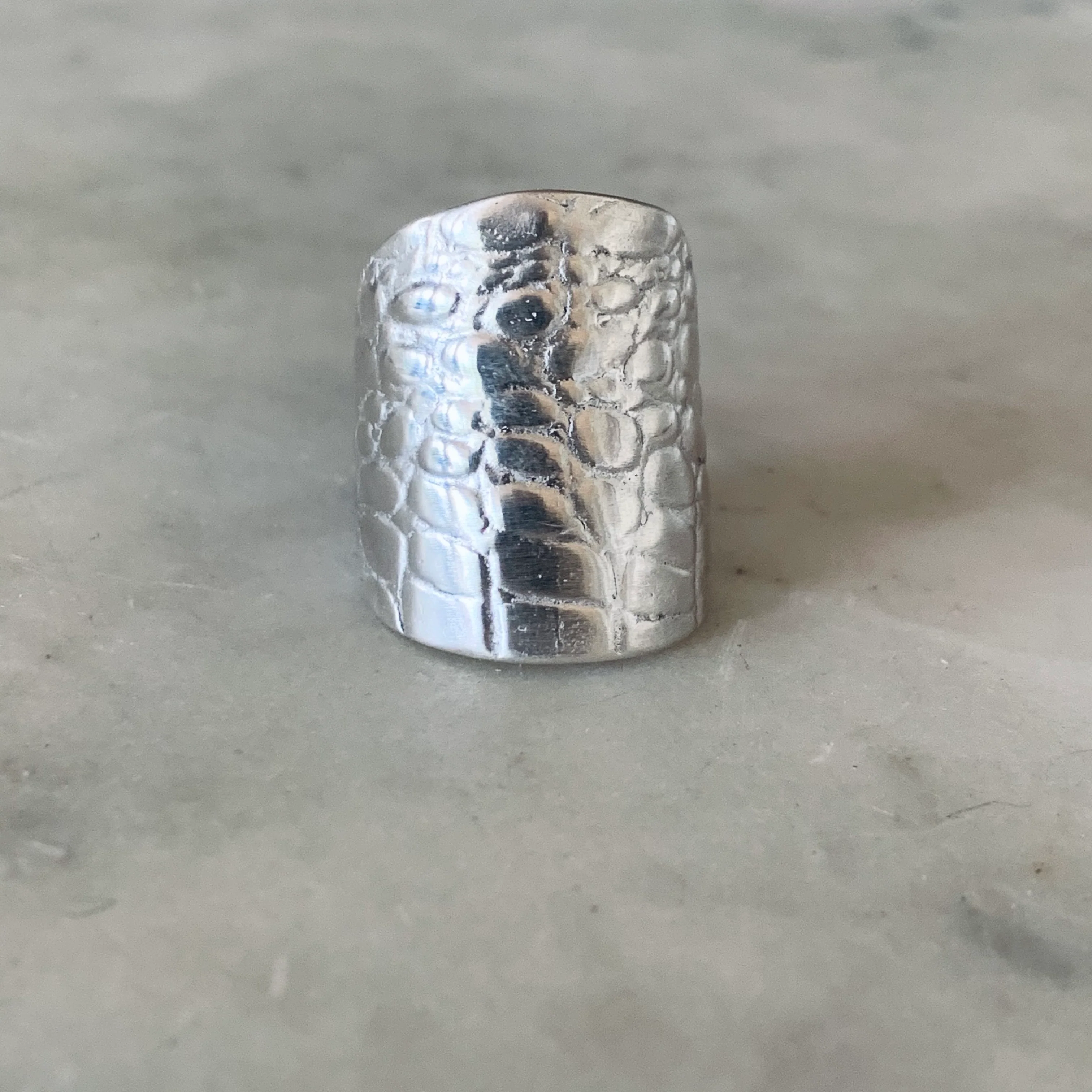 ALLIGATOR SKIN RING - Image 6
