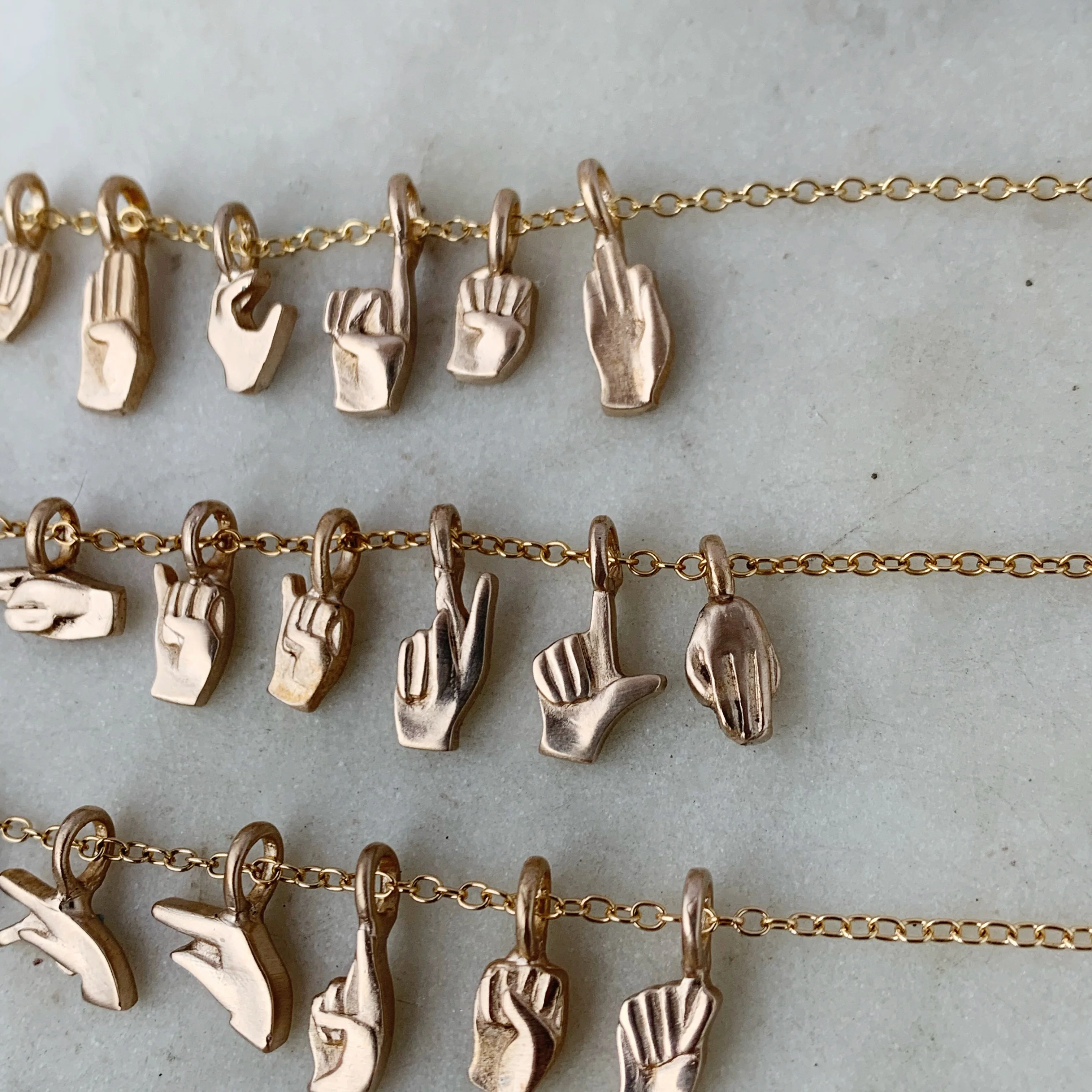 ASL LETTER CHARM - Image 3