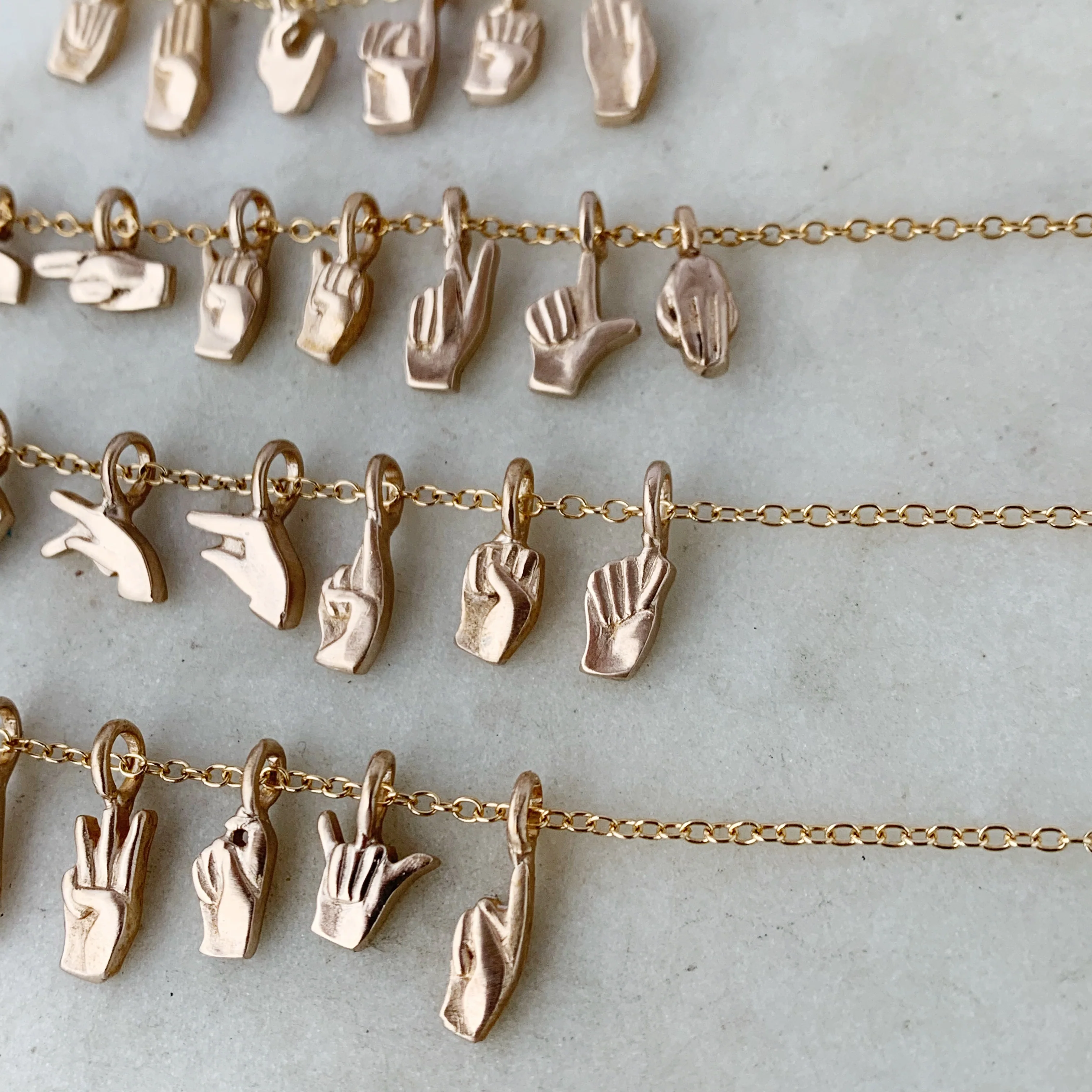 ASL LETTER CHARM - Image 4