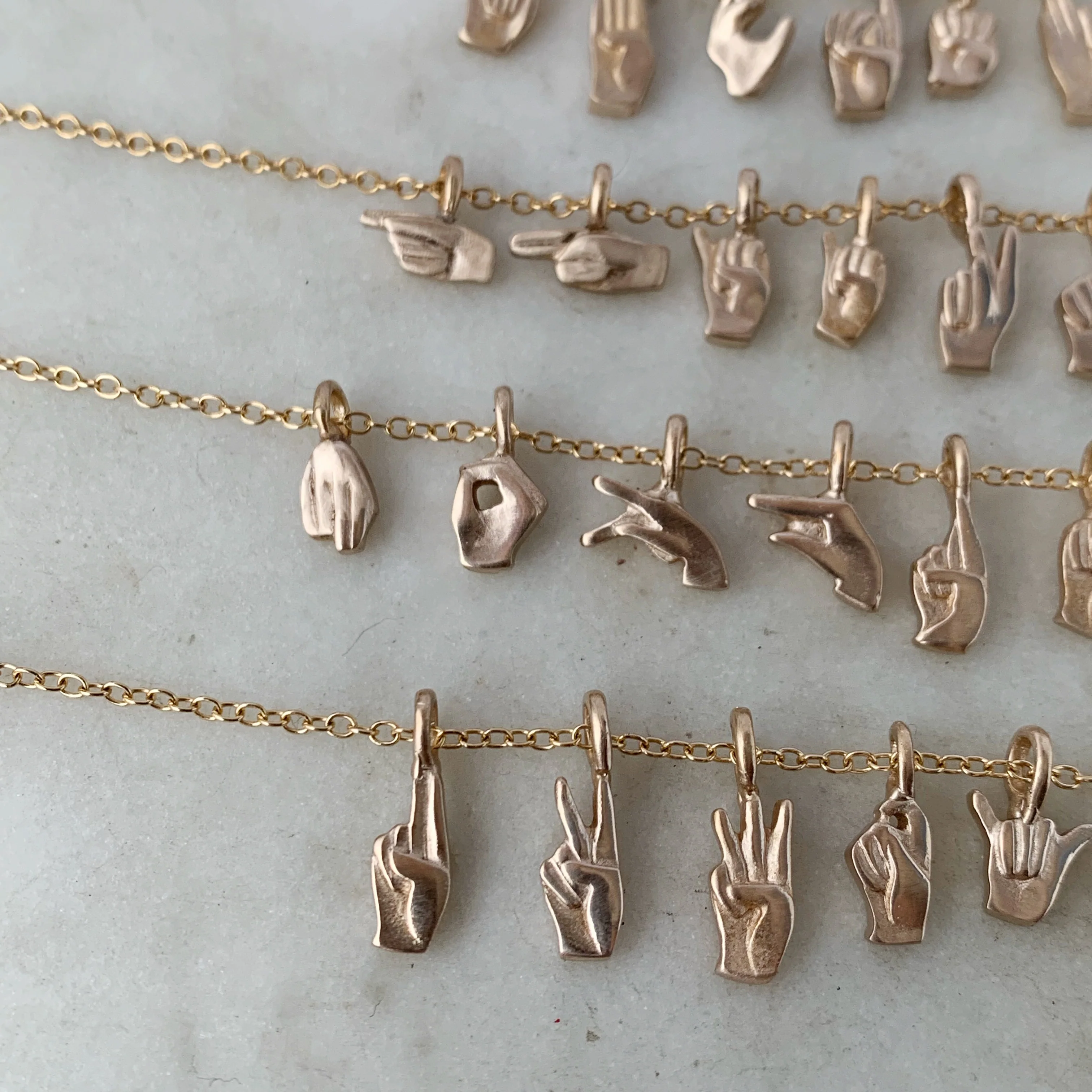 ASL LETTER CHARM - Image 5