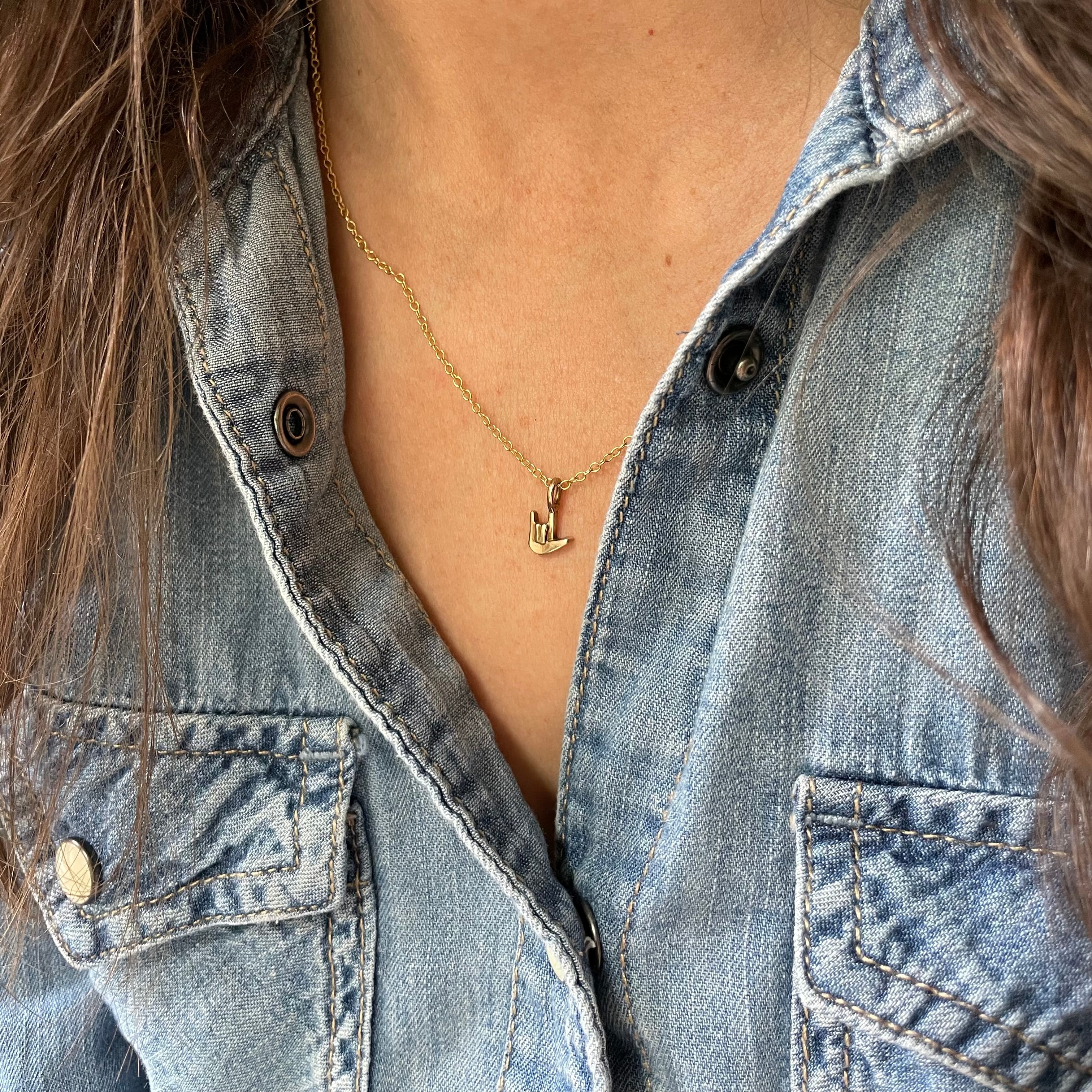 ASL I LOVE YOU PENDANT - Image 3