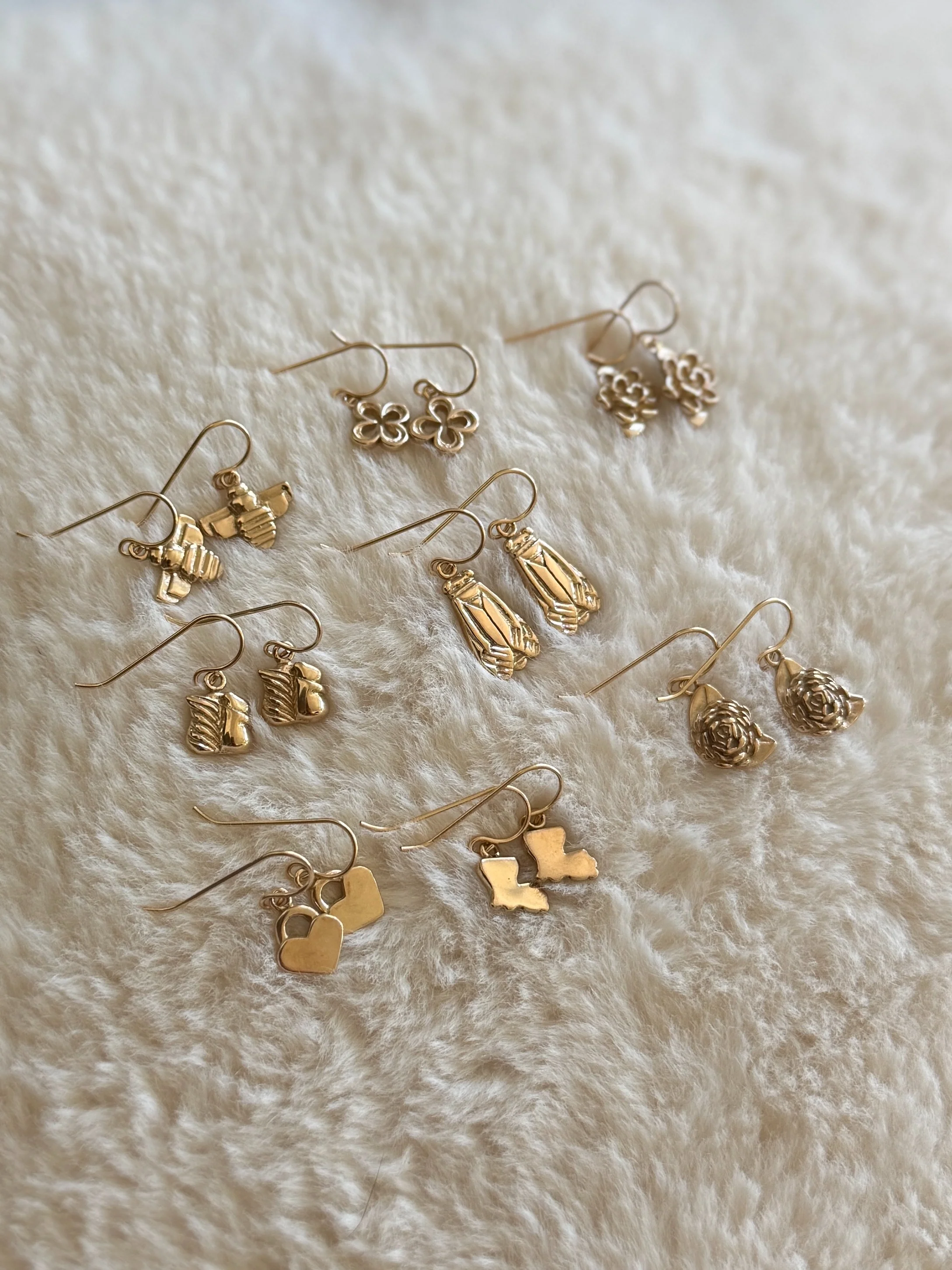 BEE EARRINGS — SMALL - Image 3