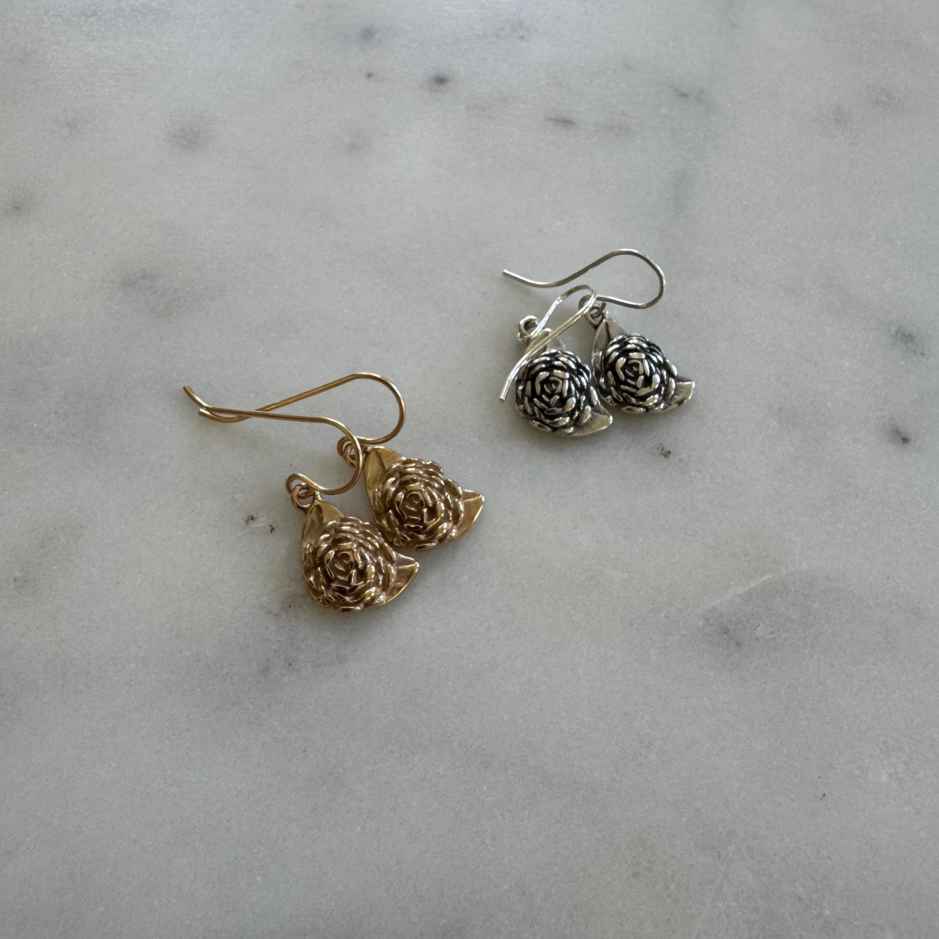 CAMELLIA EARRINGS — SMALL - Image 4