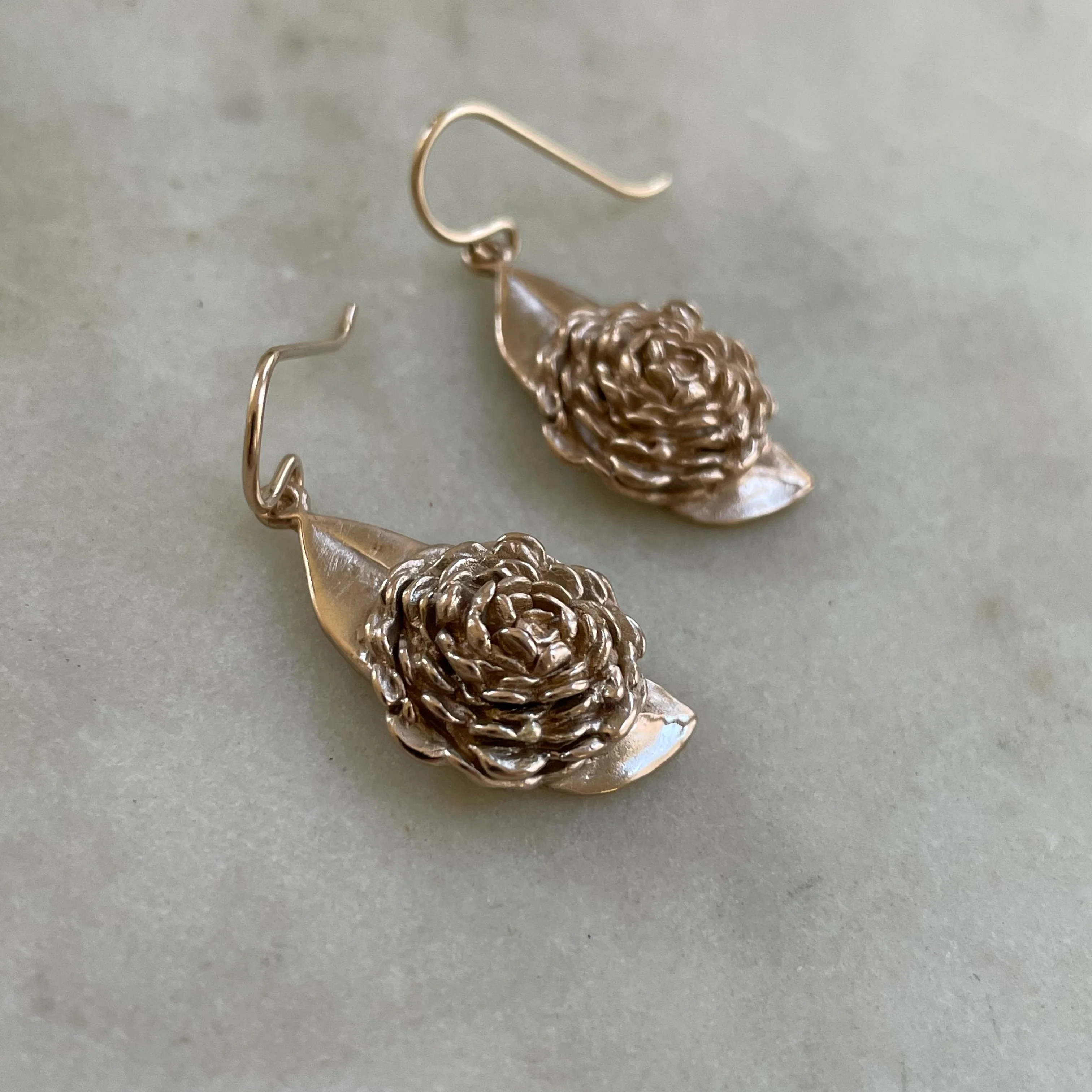 ARCHIVE — CAMELLIA EARRINGS — LARGE - Image 4