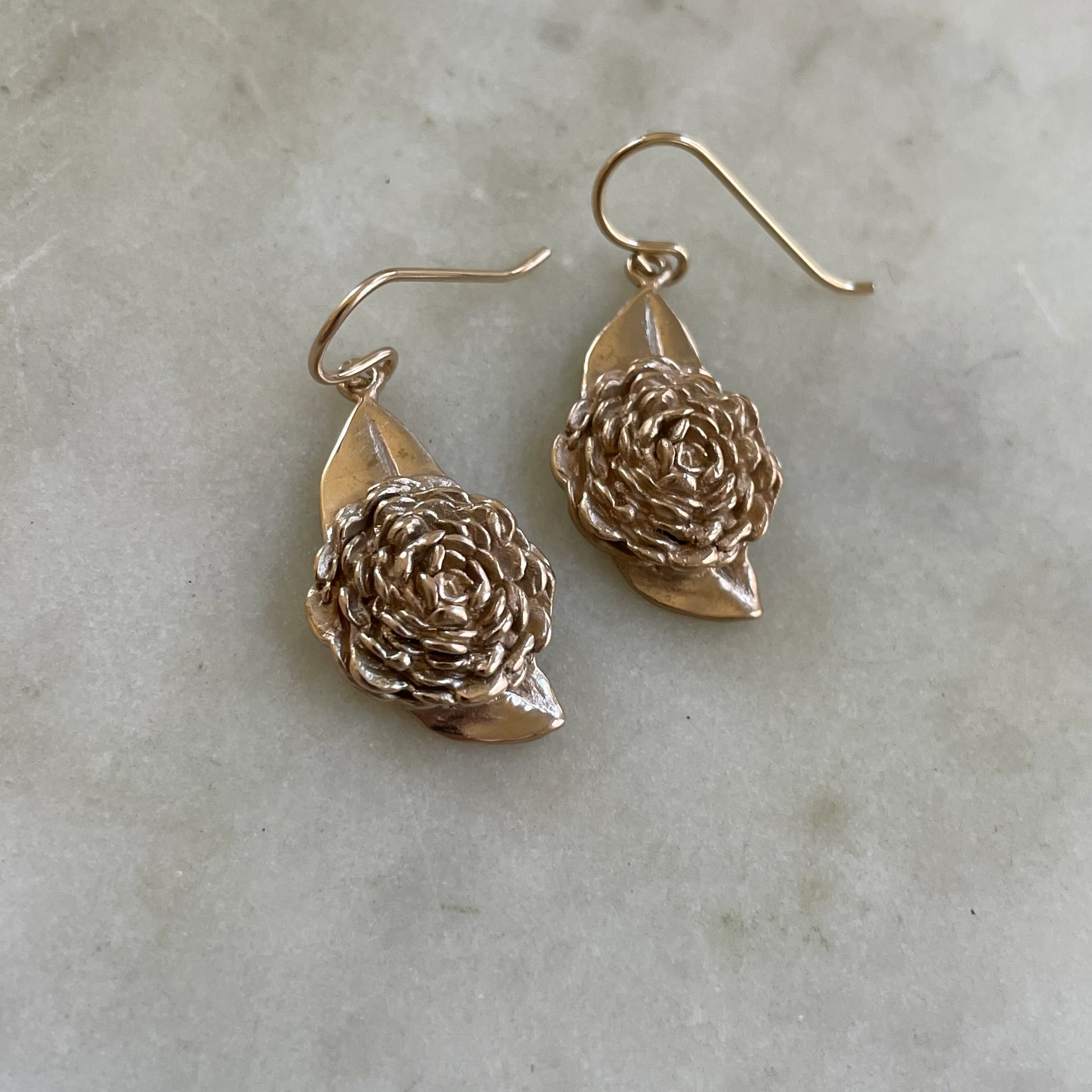 ARCHIVE — CAMELLIA EARRINGS — LARGE - Image 5