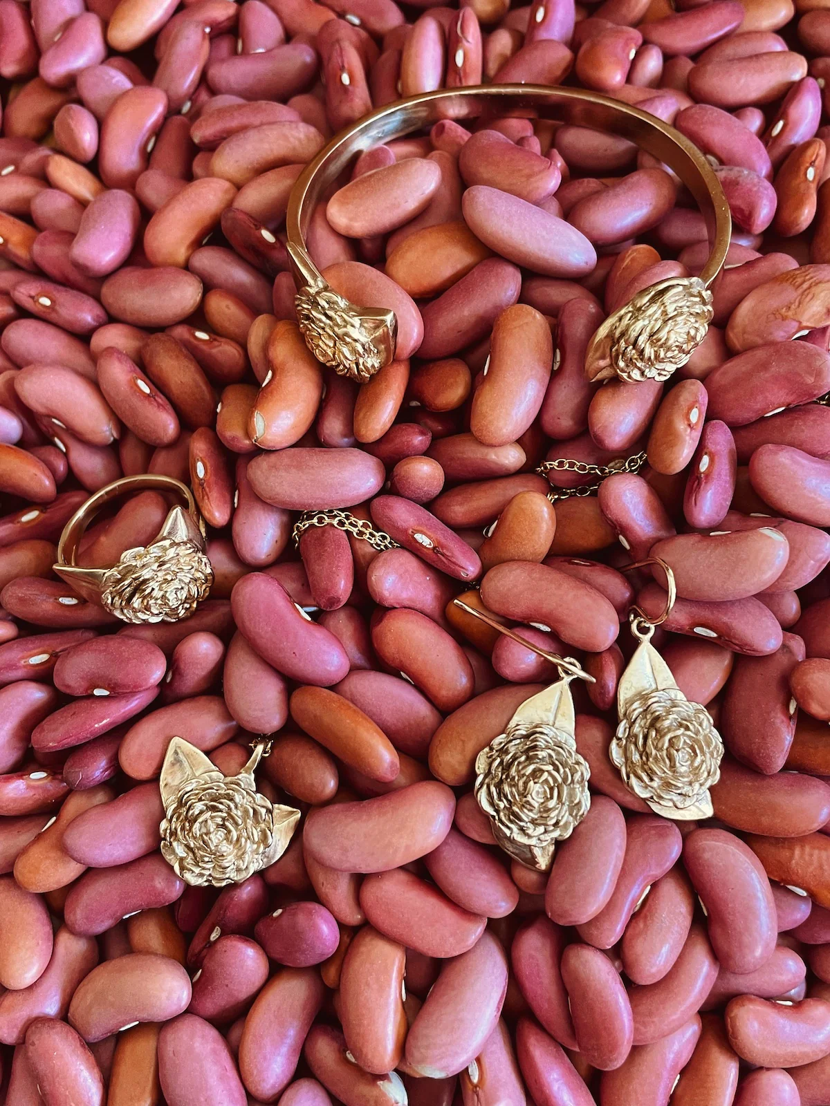 ARCHIVE — CAMELLIA EARRINGS — LARGE - Image 9