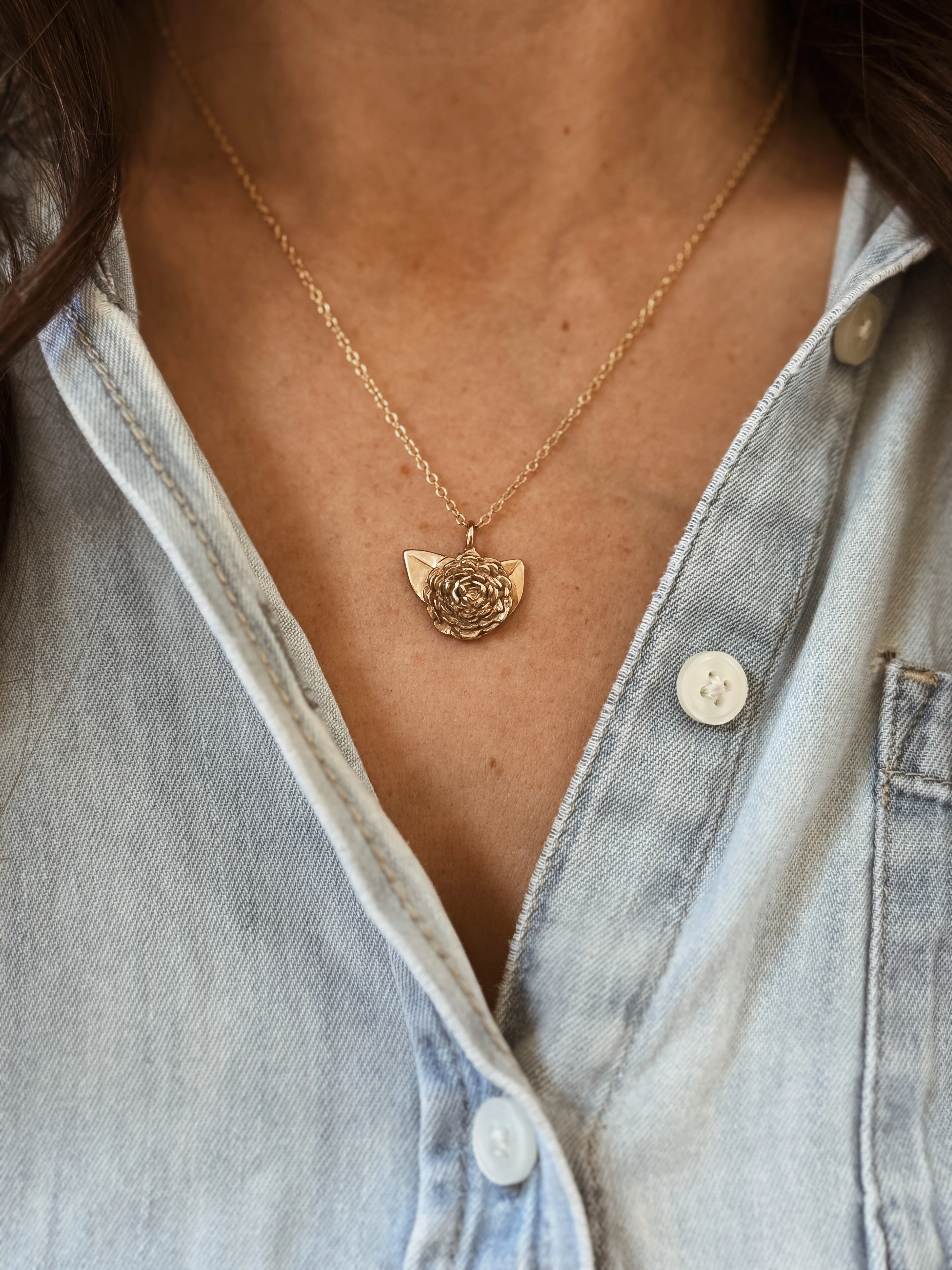 CAMELLIA PENDANT — LARGE - Image 4