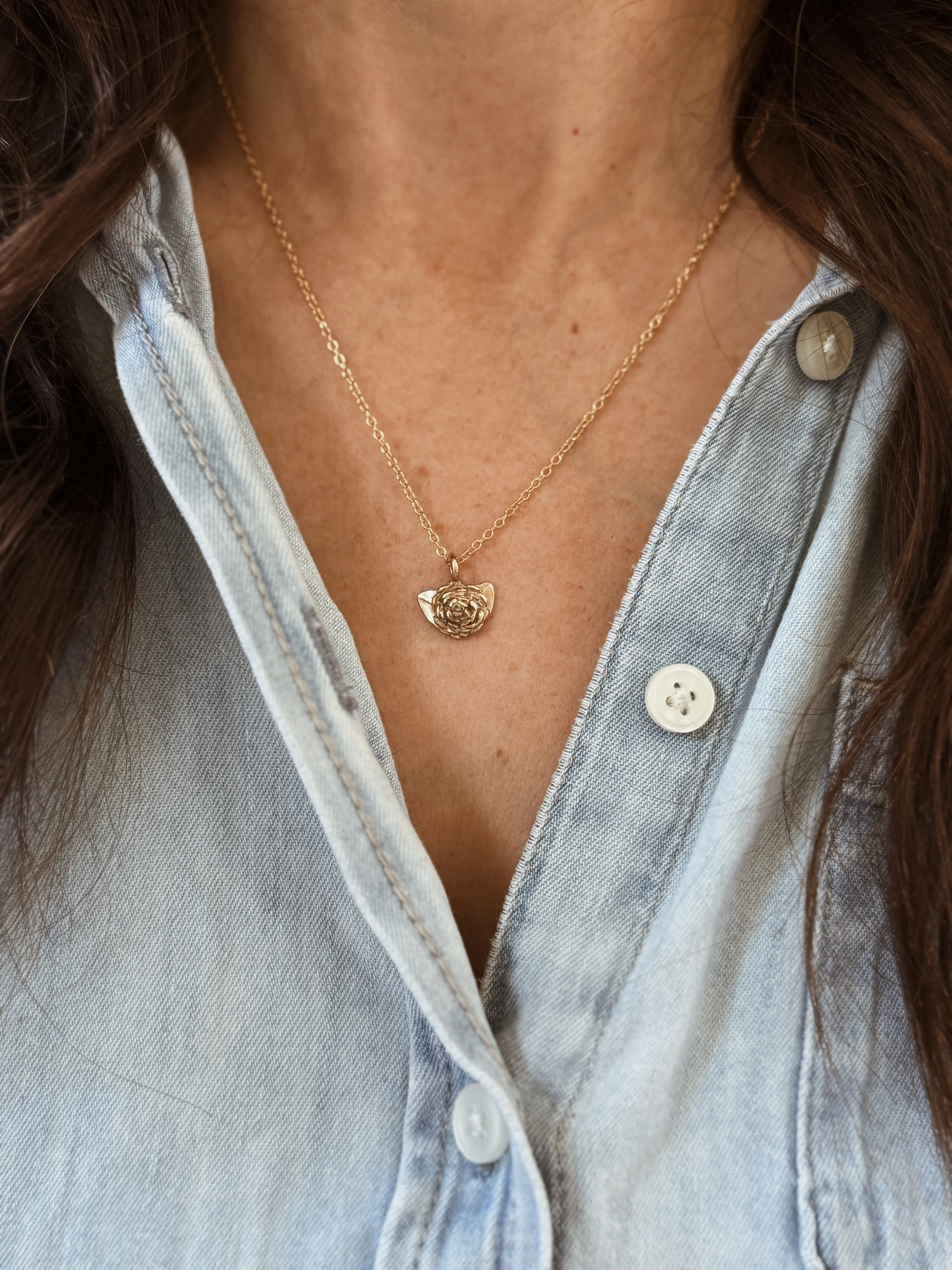 CAMELLIA PENDANT — SMALL - Image 6