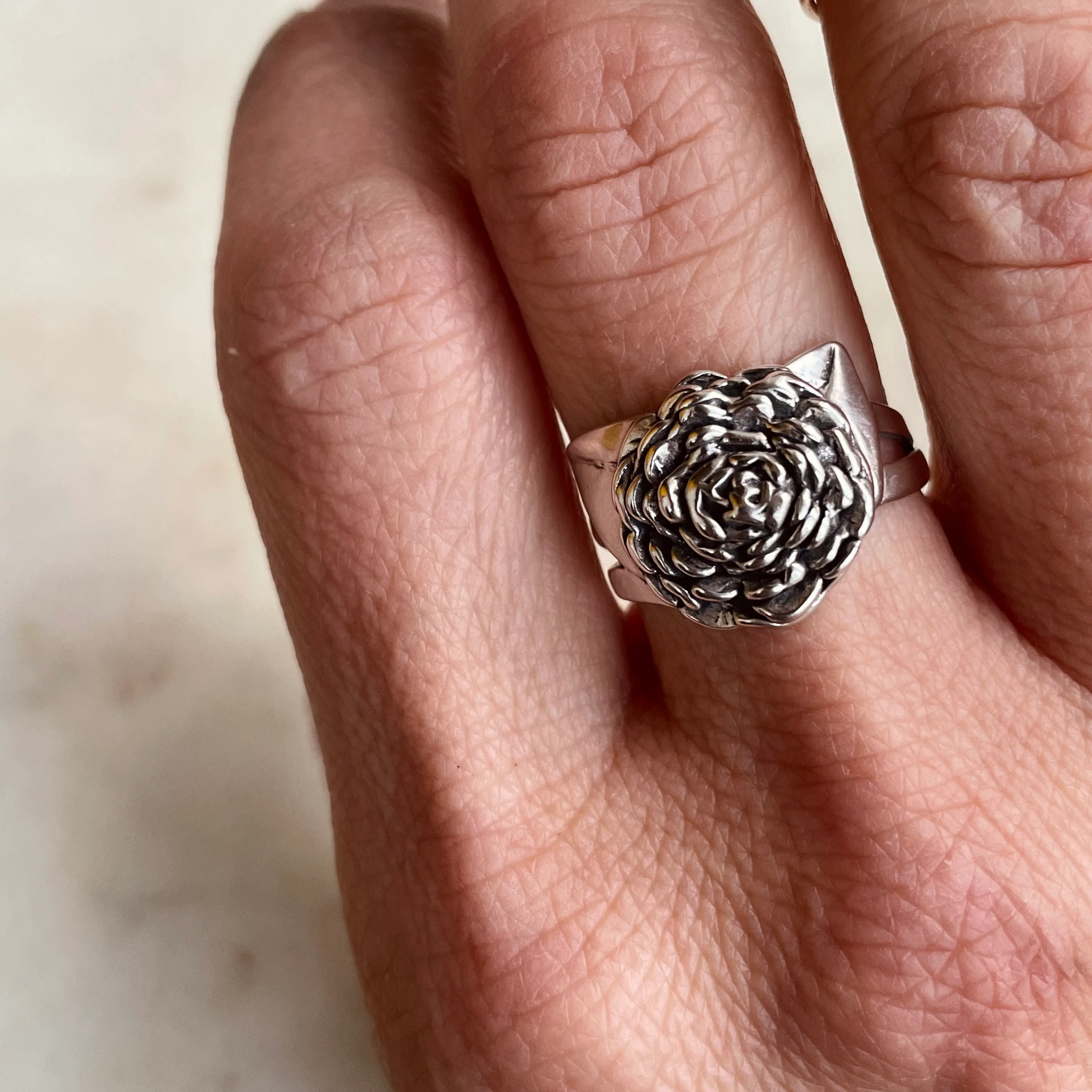 ARCHIVE — CAMELLIA RING — LARGE - Image 16