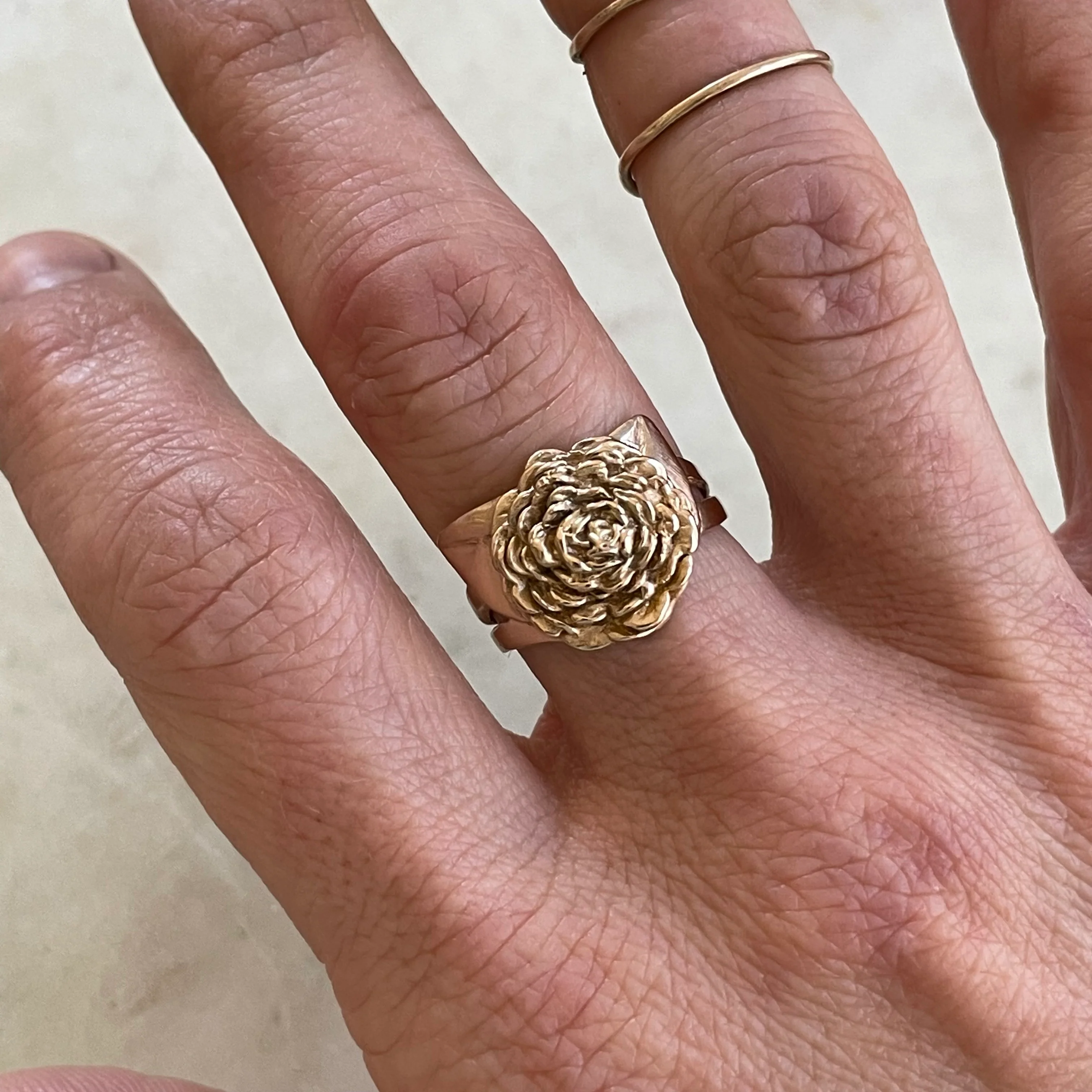 ARCHIVE — CAMELLIA RING — LARGE - Image 2