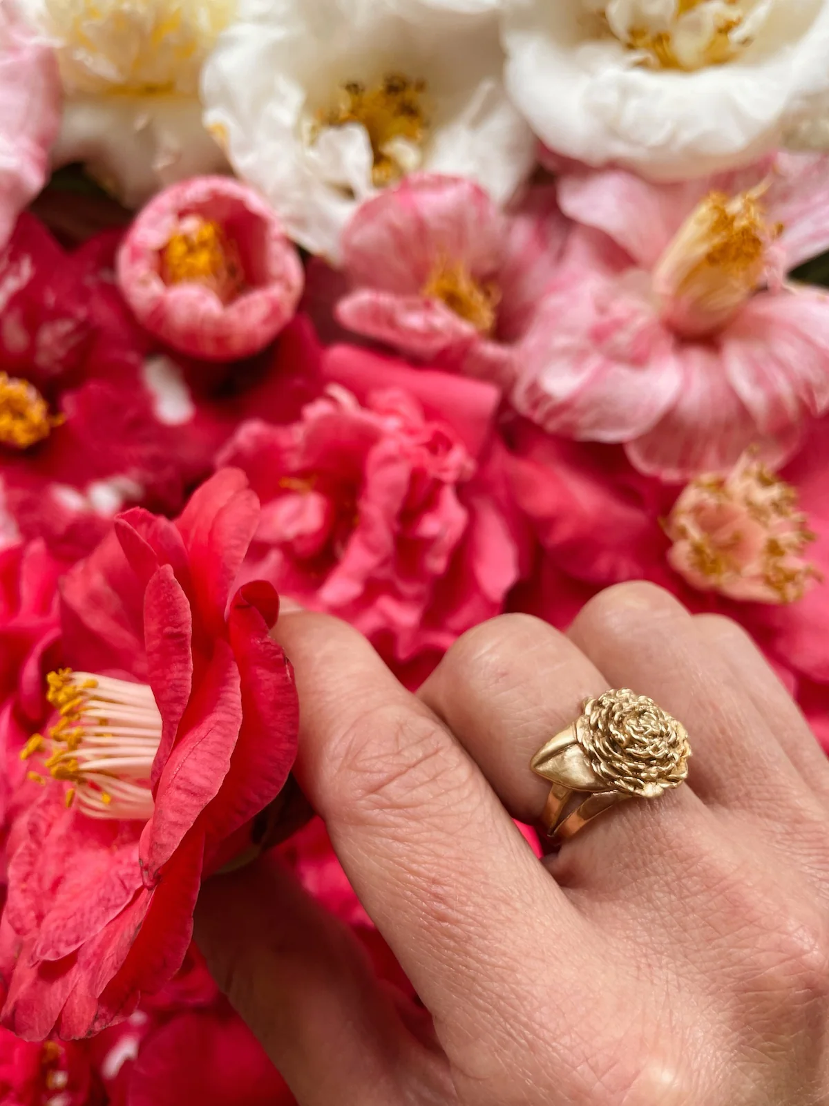 ARCHIVE — CAMELLIA RING — LARGE - Image 3