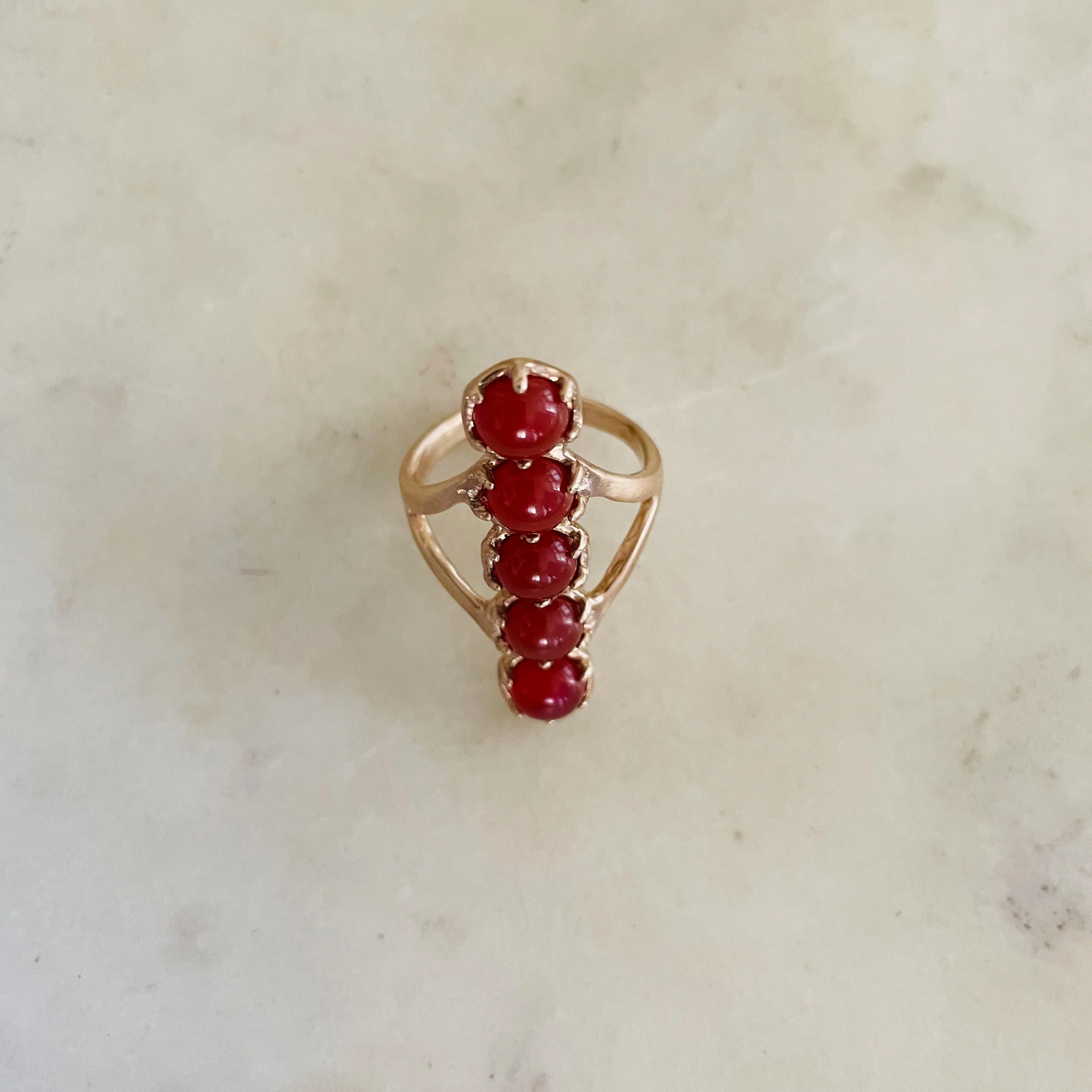 ROW RING - CARNELIAN - Image 3